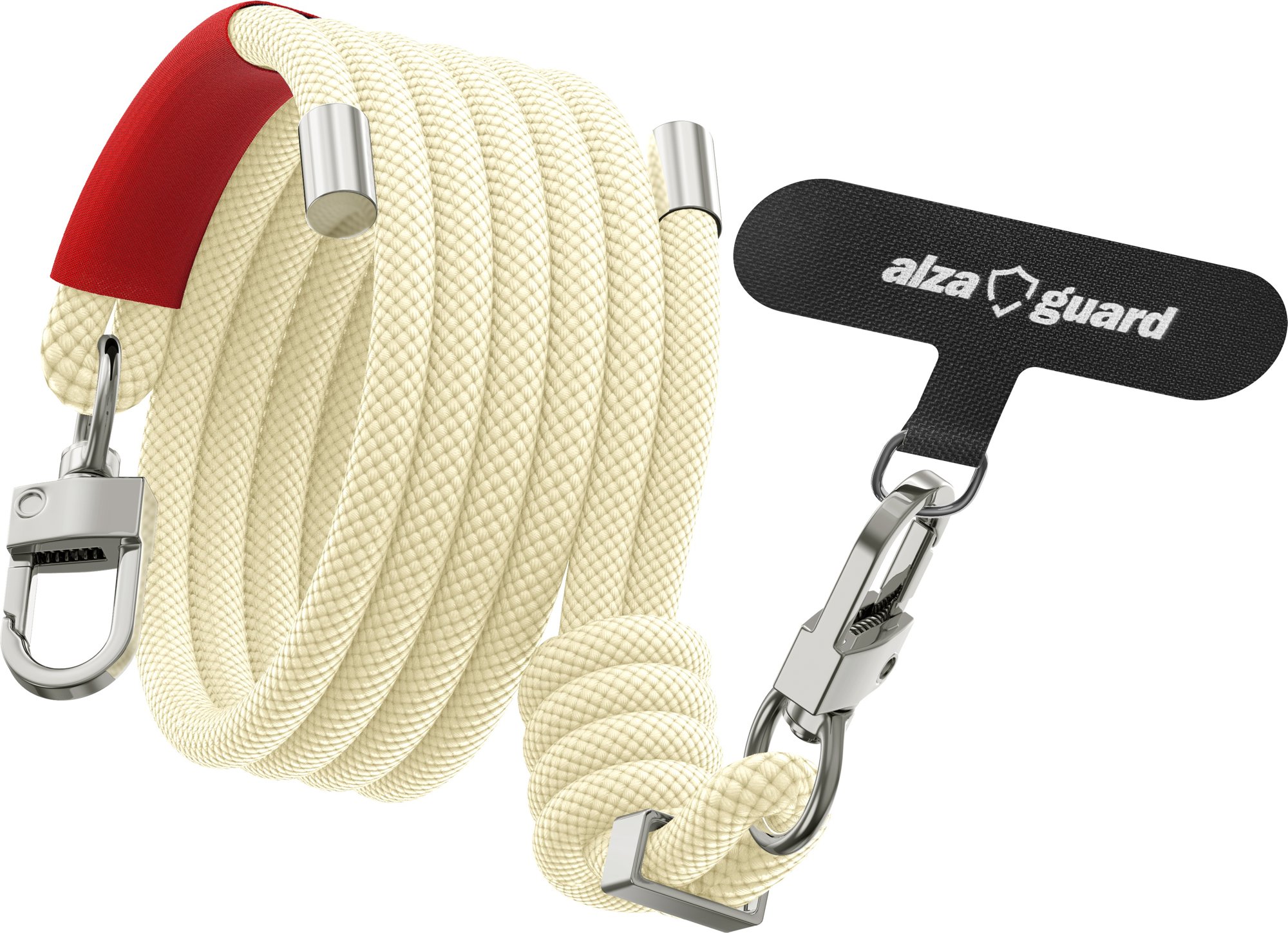 AlzaGuard Universal Adjustable Lanyard - béžová