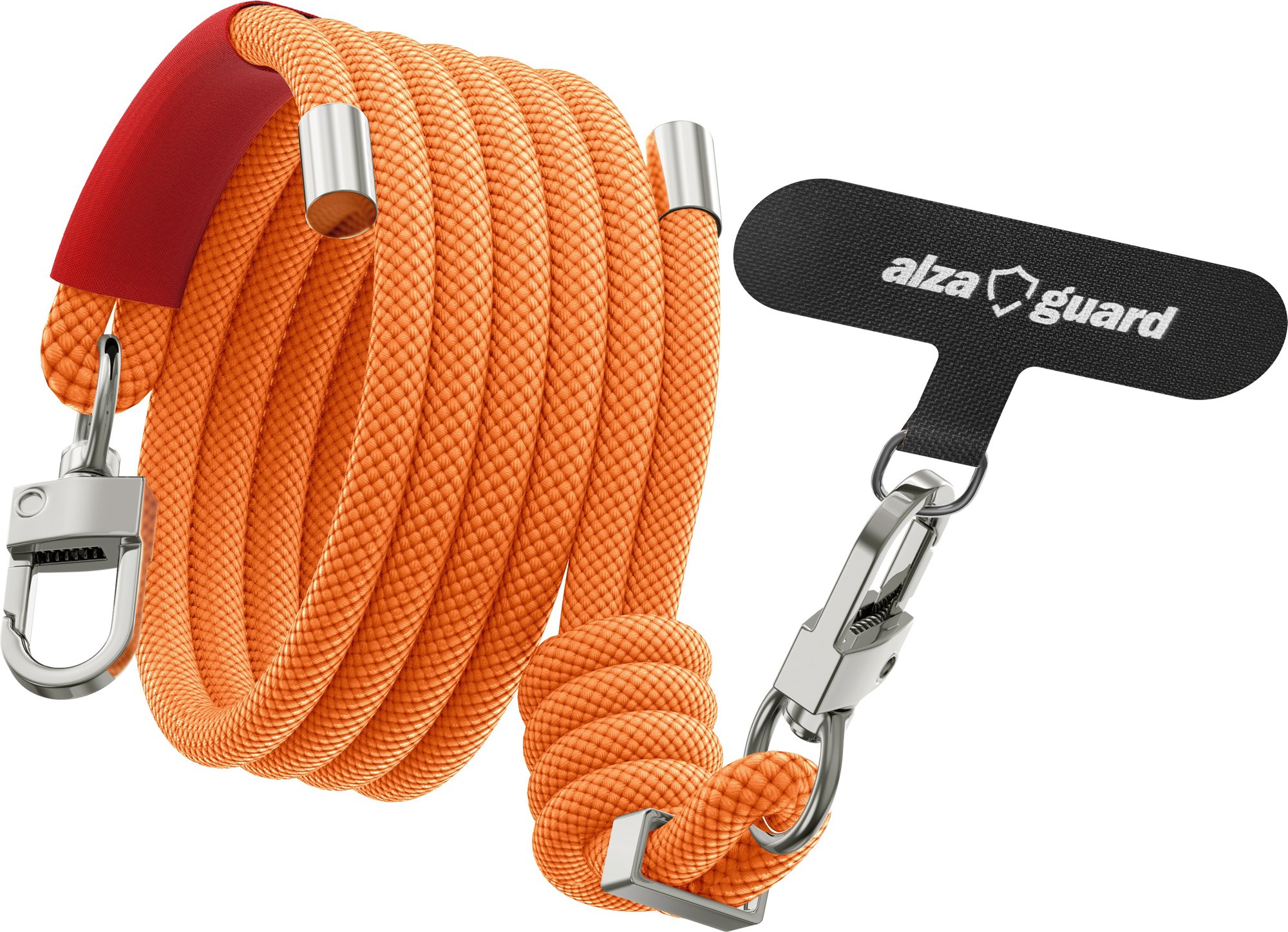 AlzaGuard Universal Adjustable Lanyard - oranžová