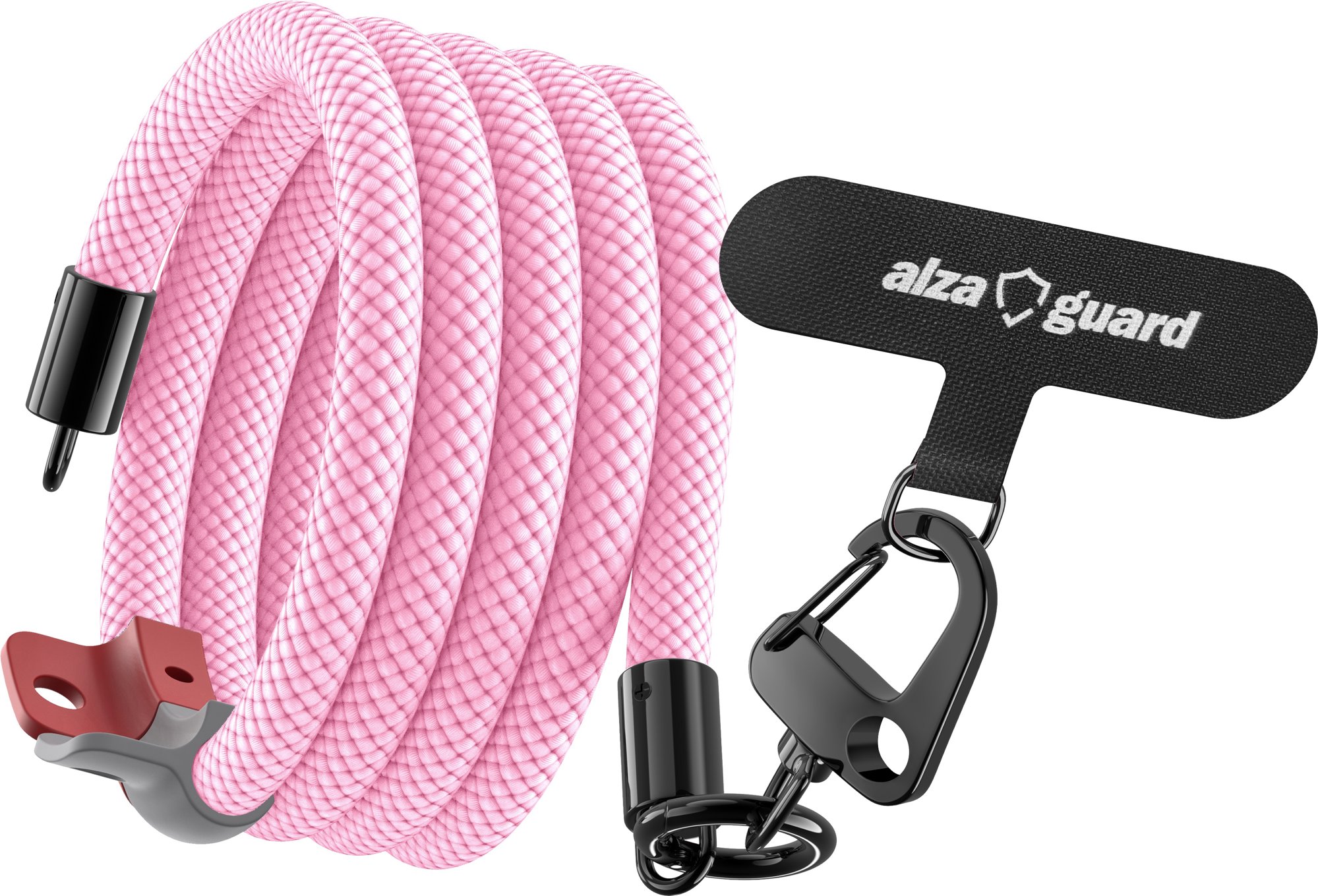 AlzaGuard Universal Lanyard Essential Long - růžová
