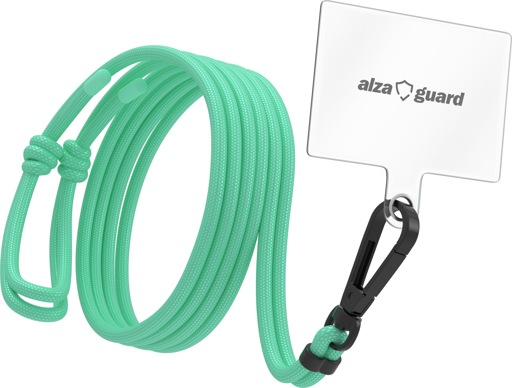 AlzaGuard Universal Phone Lanyard - zelená
