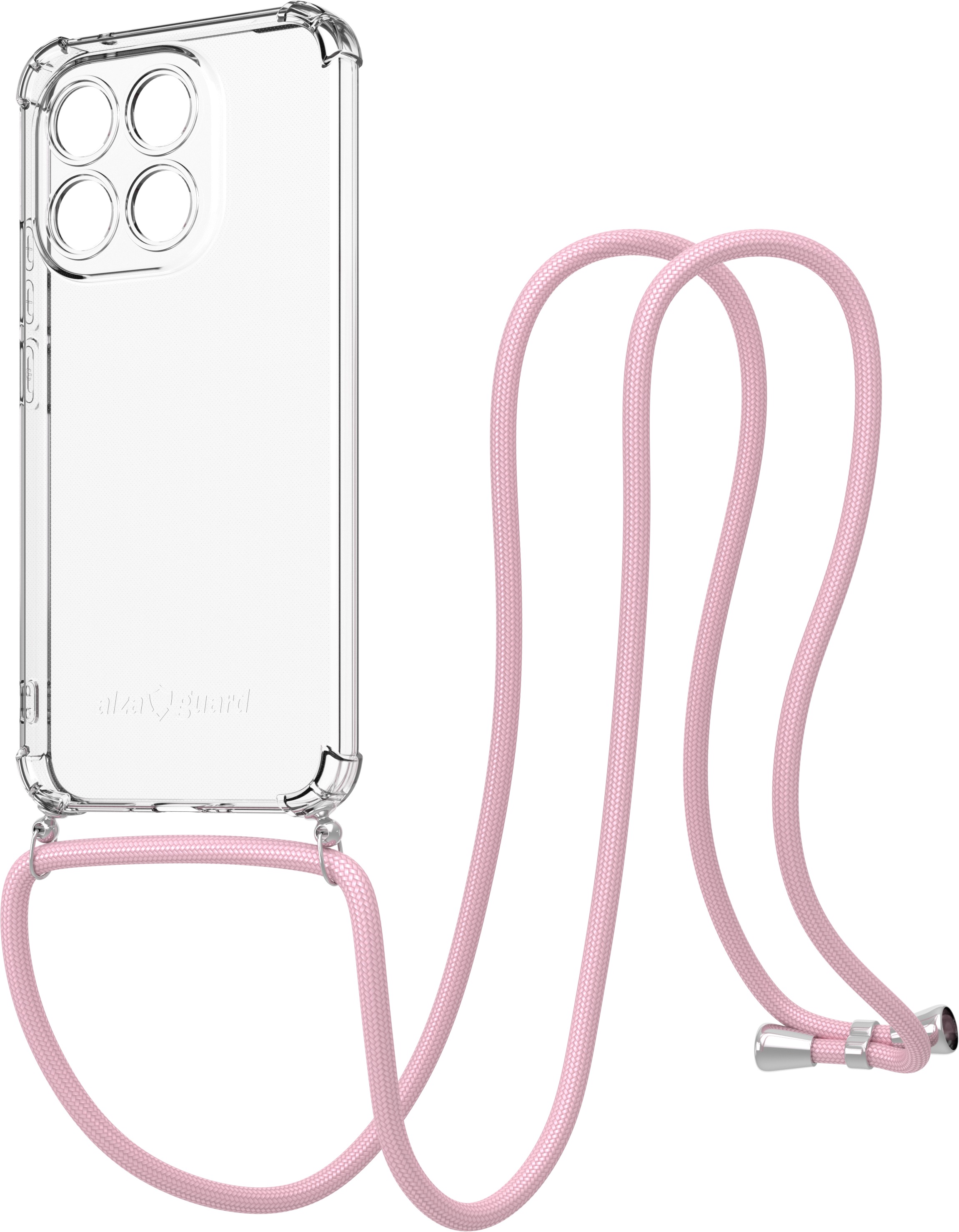 AlzaGuard Luxe Lanyard Case pro Xiaomi 15T růžový