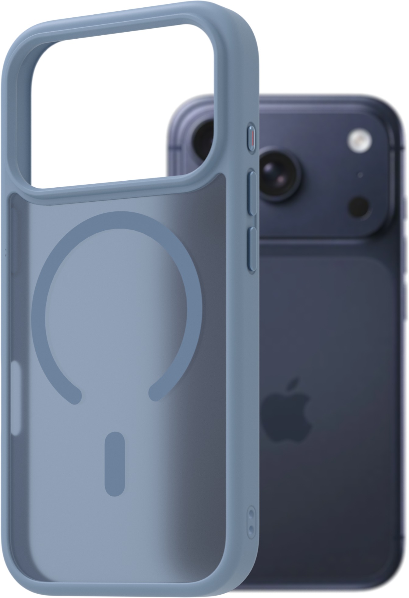 AlzaGuard Matte Case Compatible with MagSafe pro iPhone 17 Pro / 18 Pro světle modrý
