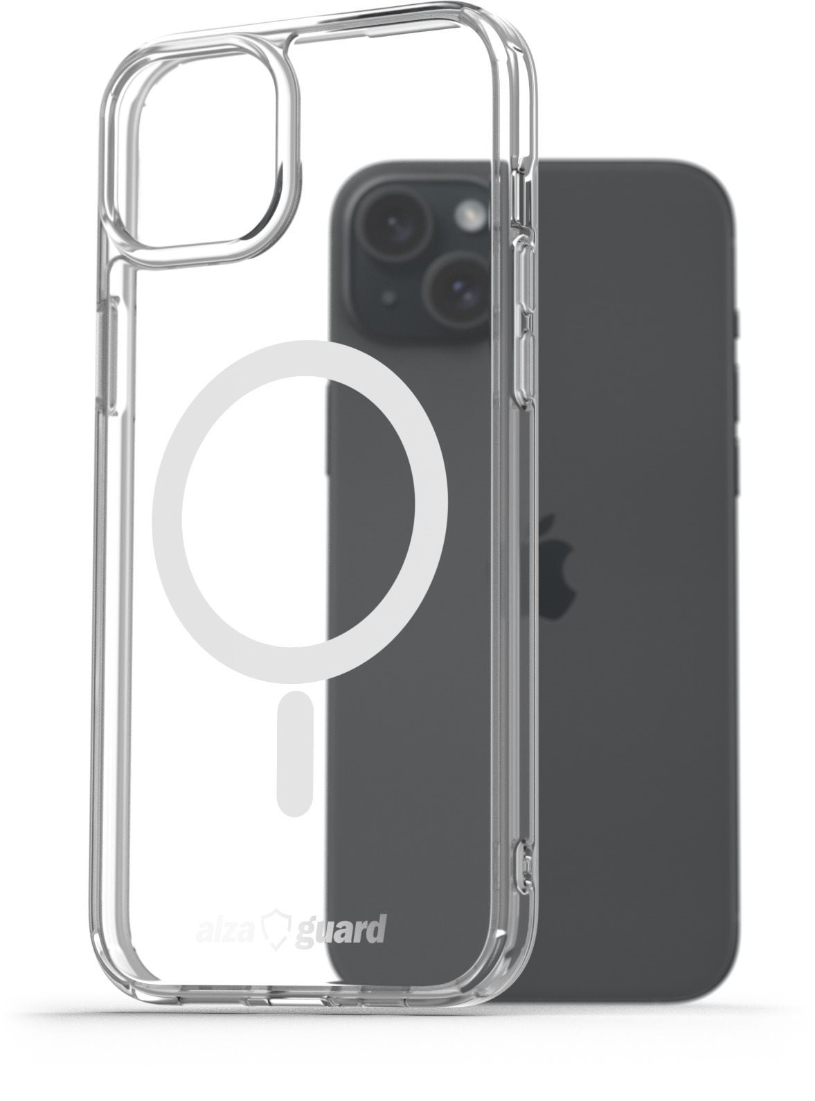 AlzaGuard Crystal Clear TPU Case Compatible with Magsafe pro iPhone 15 Plus