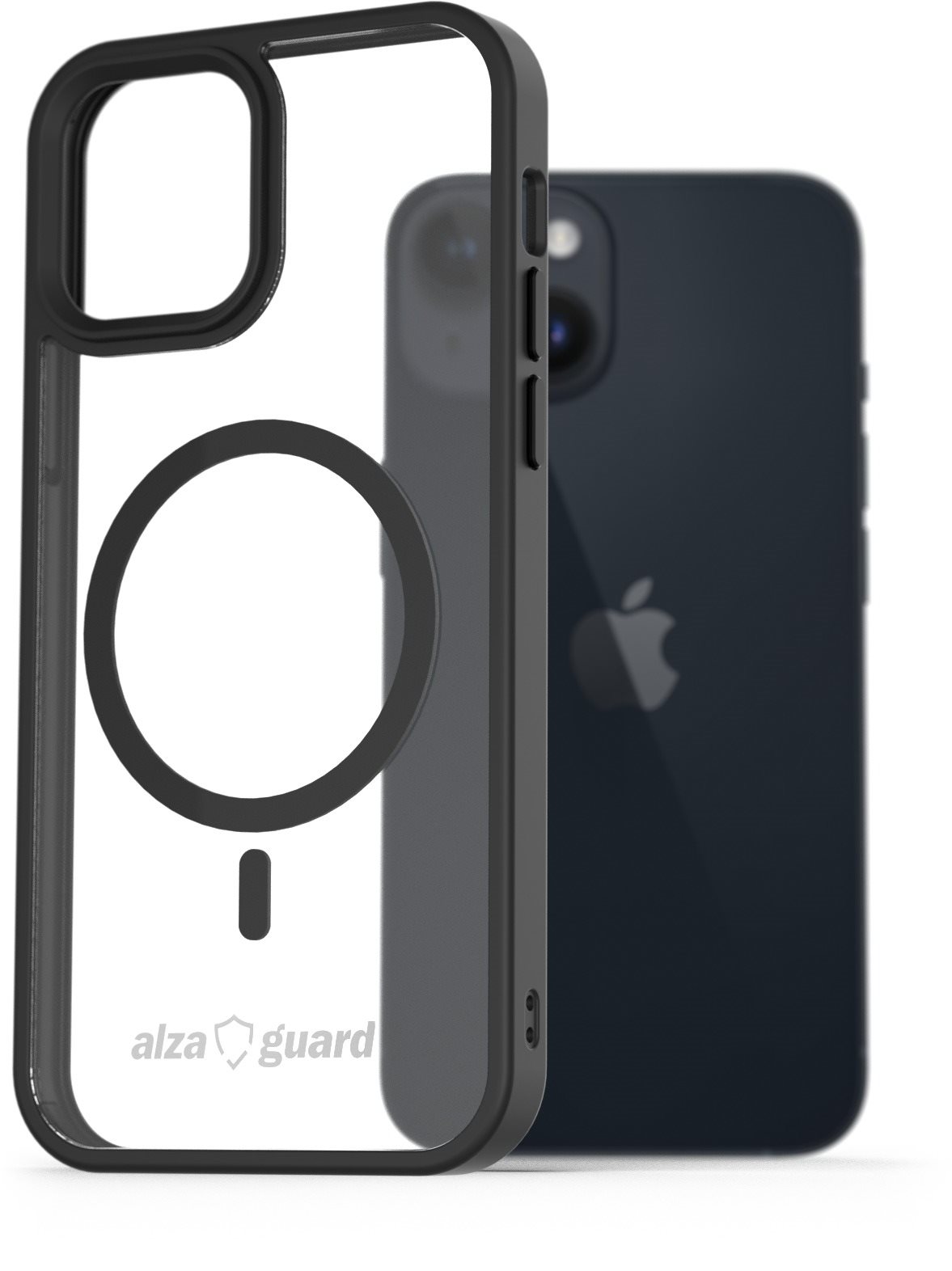 AlzaGuard Clear TPU Case Compatible with Magsafe pro iPhone 14 černé