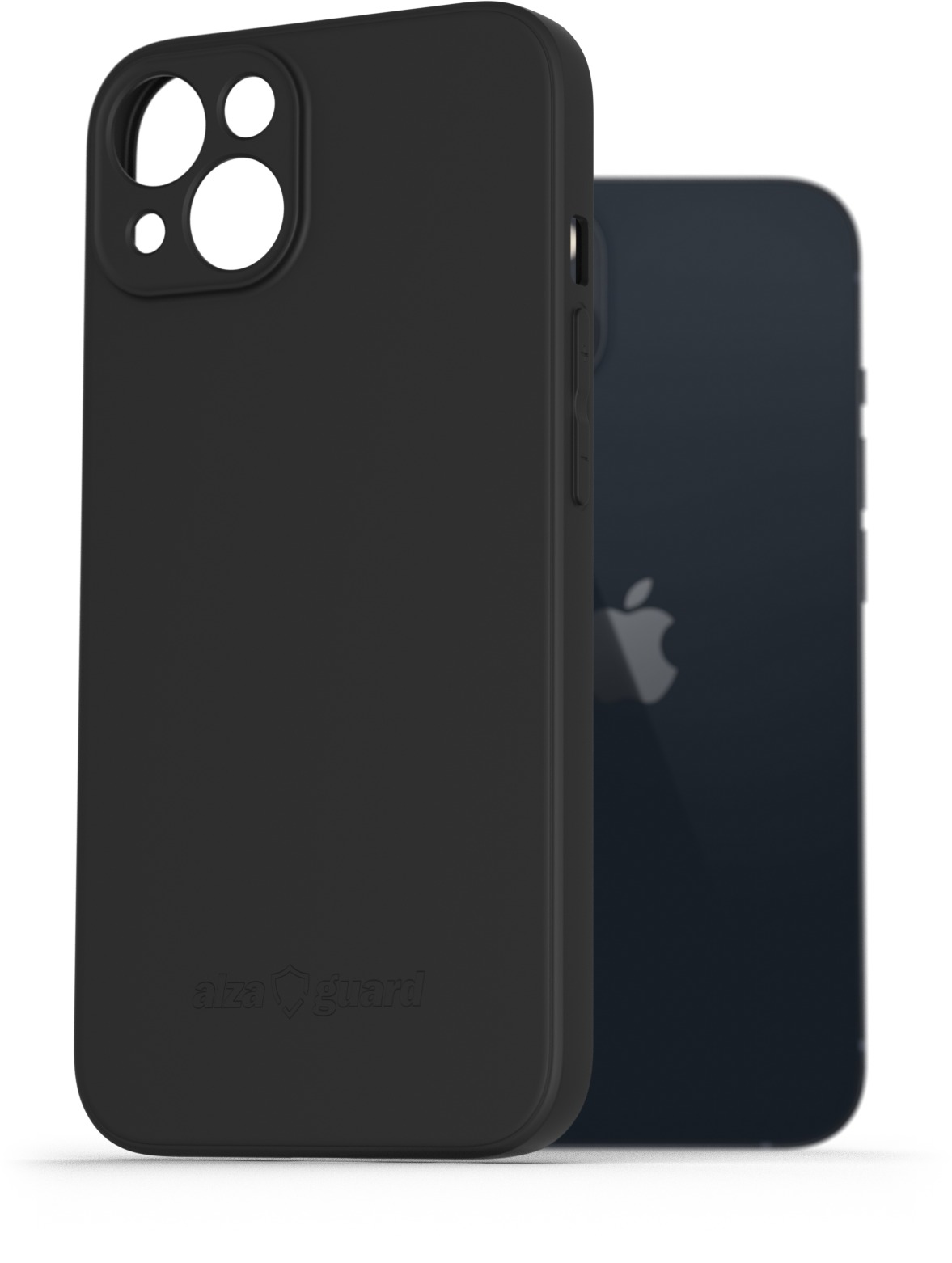 AlzaGuard Matte TPU Case pro iPhone 13 černý
