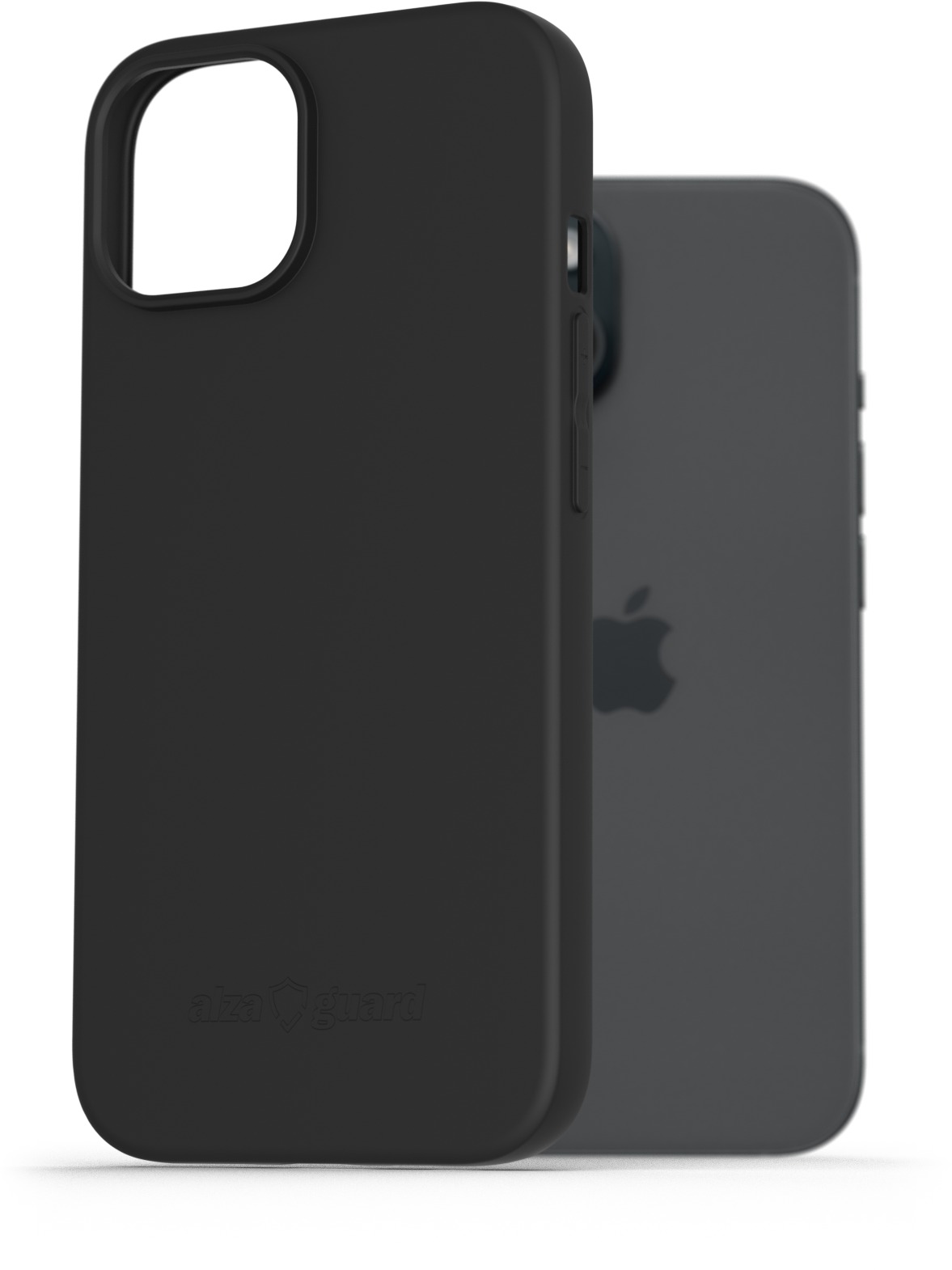 AlzaGuard Matte TPU Case pro iPhone 15 černý