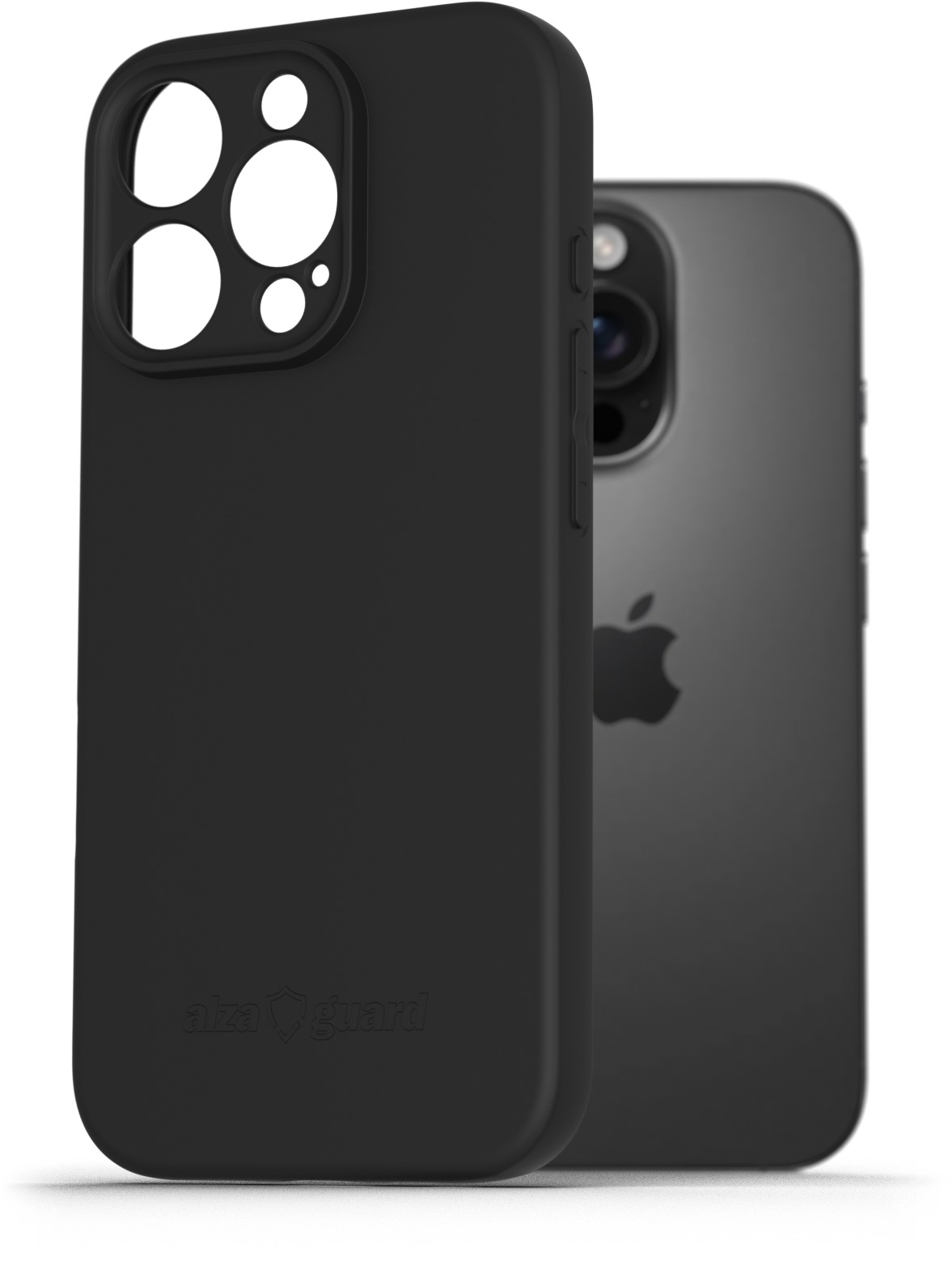 AlzaGuard Matte TPU Case pro iPhone 16 Pro černý