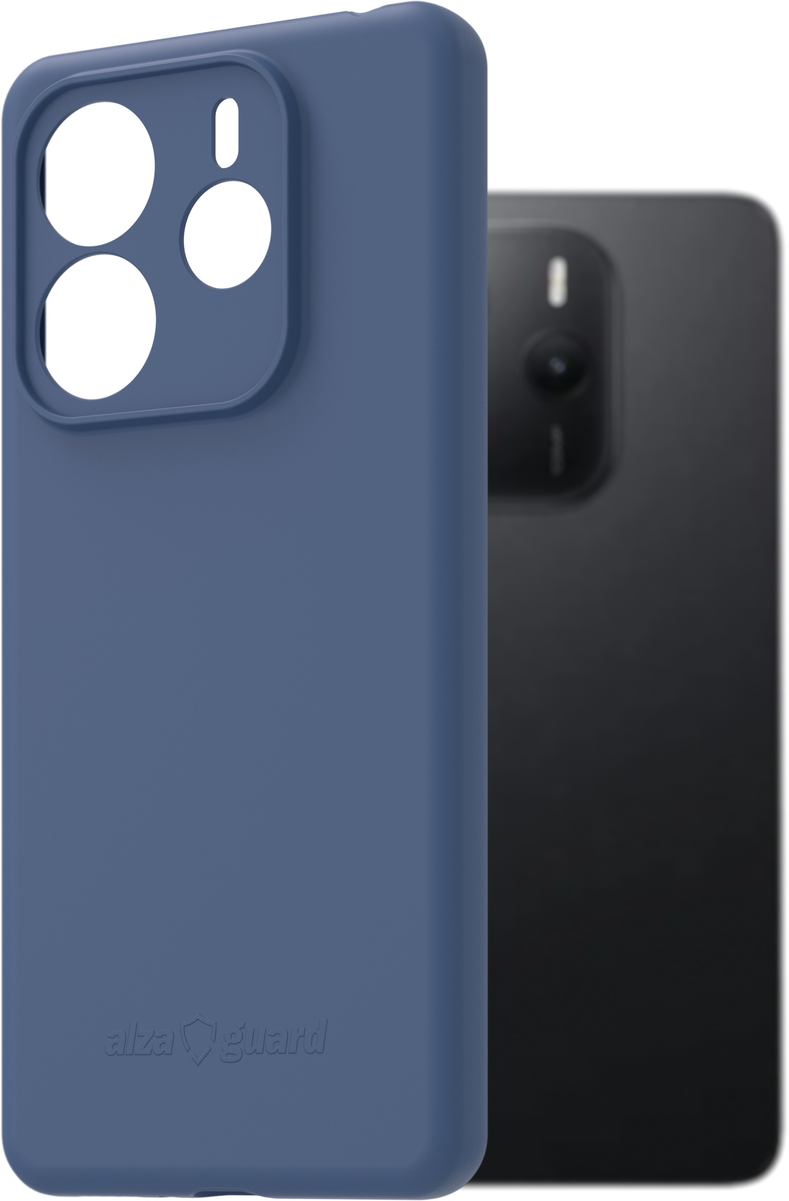 AlzaGuard Matte TPU Case pro Xiaomi Redmi Note 14 5G modrý