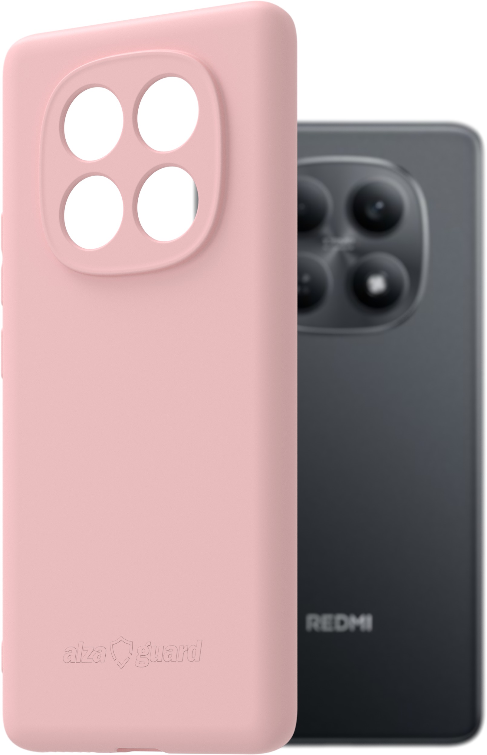 AlzaGuard Matte TPU Case pro Xiaomi Redmi Note 15 4G růžové