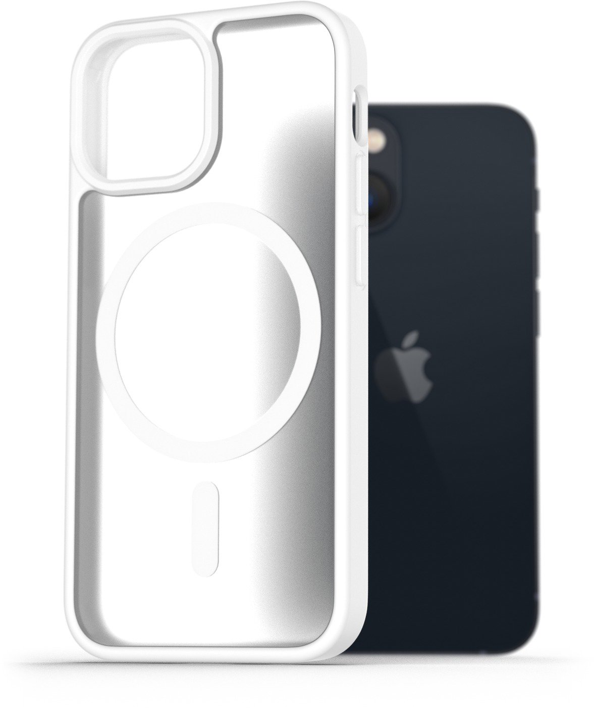 AlzaGuard Matte Case Compatible with Magsafe pro iPhone 13 mini bílý