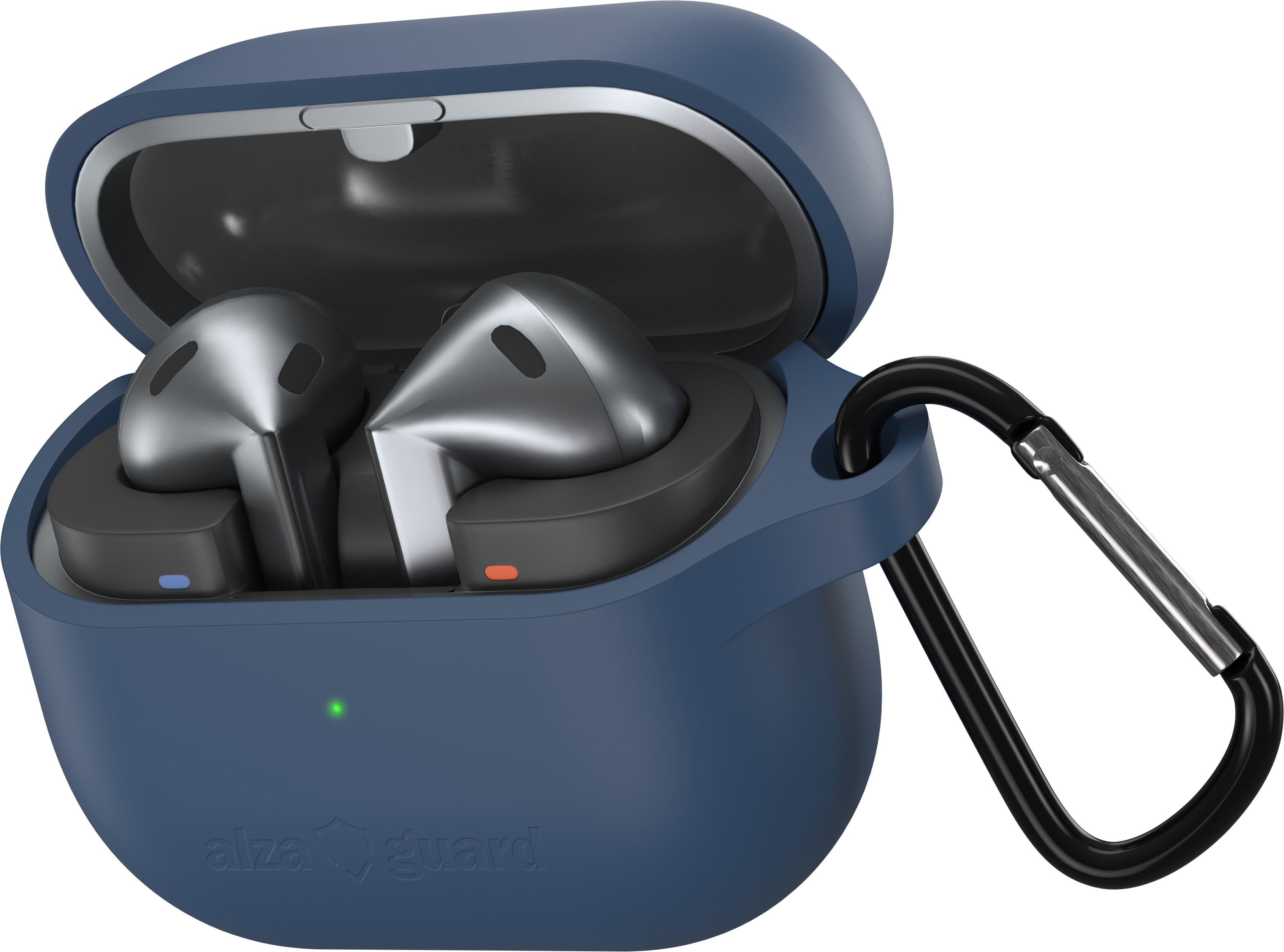 AlzaGuard Premium Silicone Case pro Samsung Galaxy Buds 3 / Pro tmavě modré