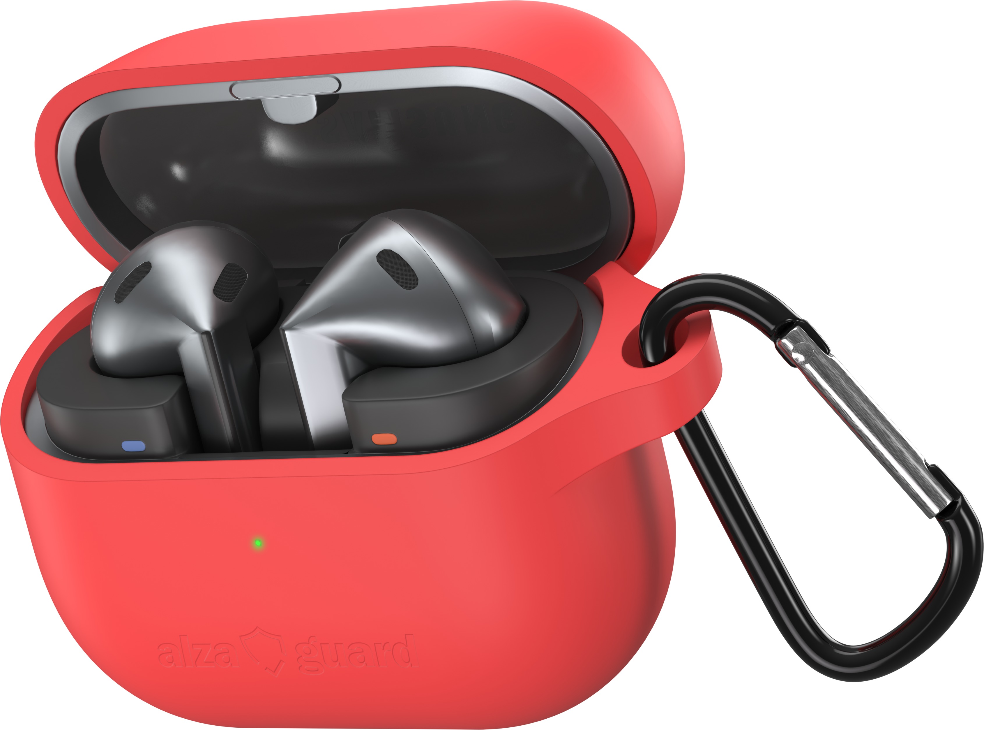 AlzaGuard Premium Silicone Case pro Samsung Galaxy Buds 3 / Pro červené