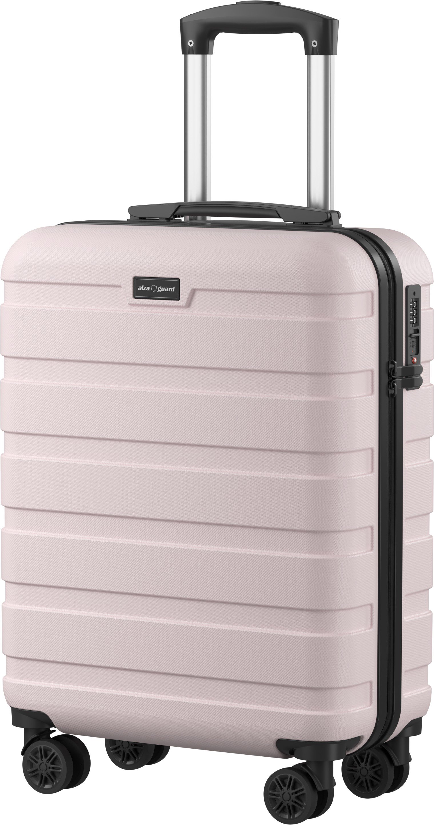 AlzaGuard Traveler Suitcase, vel. S - růžový