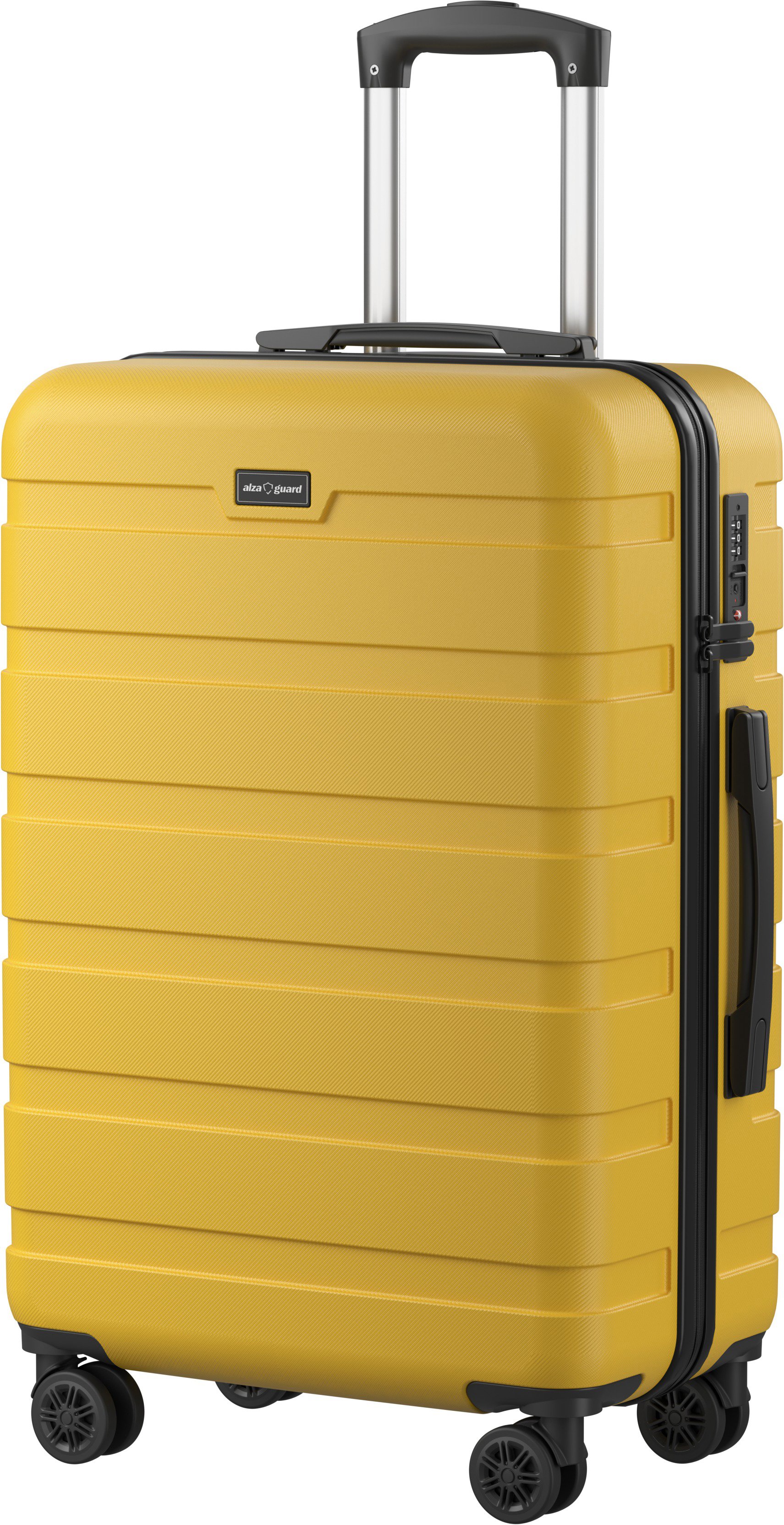 AlzaGuard Traveler Suitcase, vel. M - žlutý