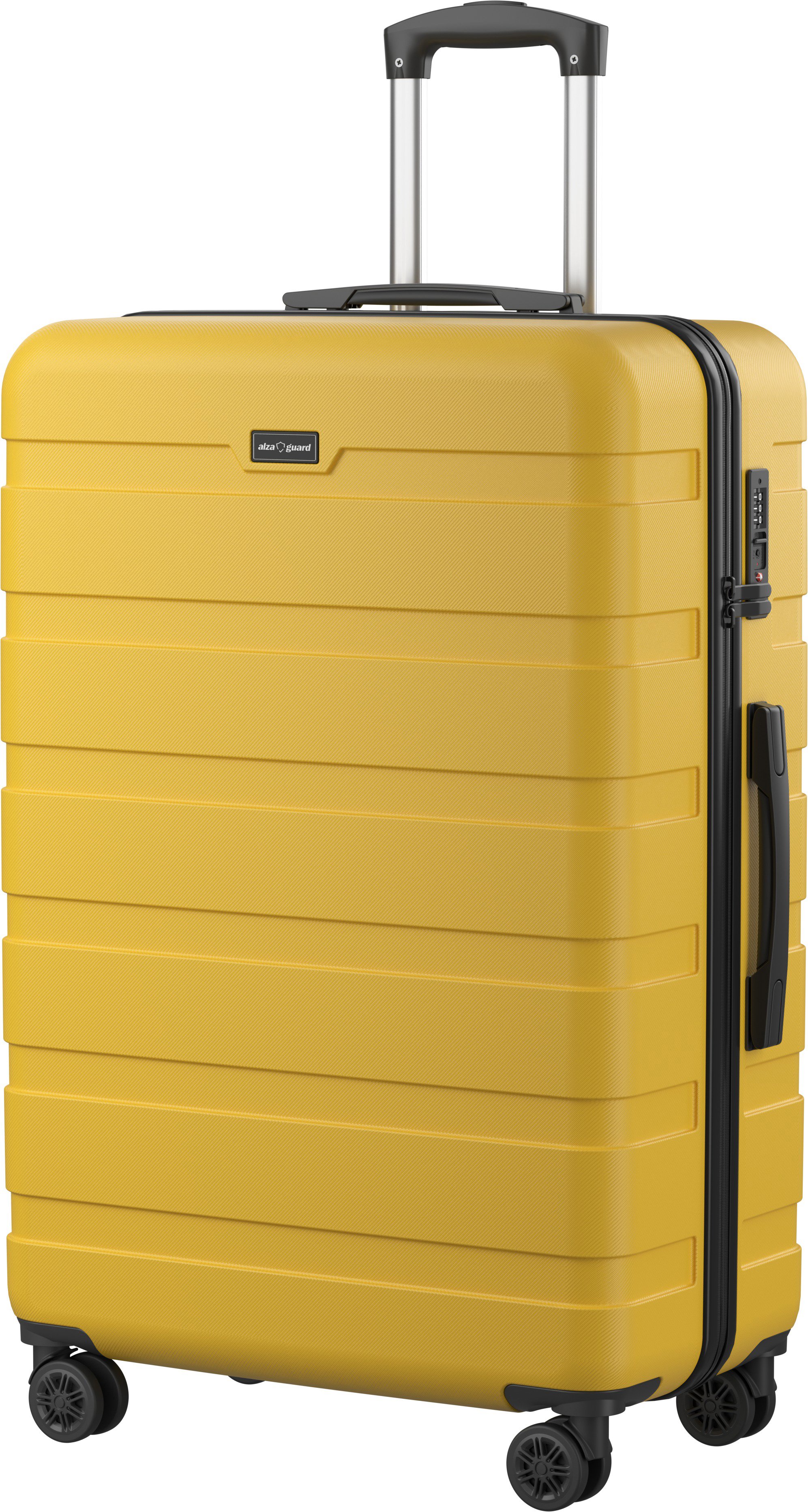 AlzaGuard Traveler Suitcase, vel. L - žlutý
