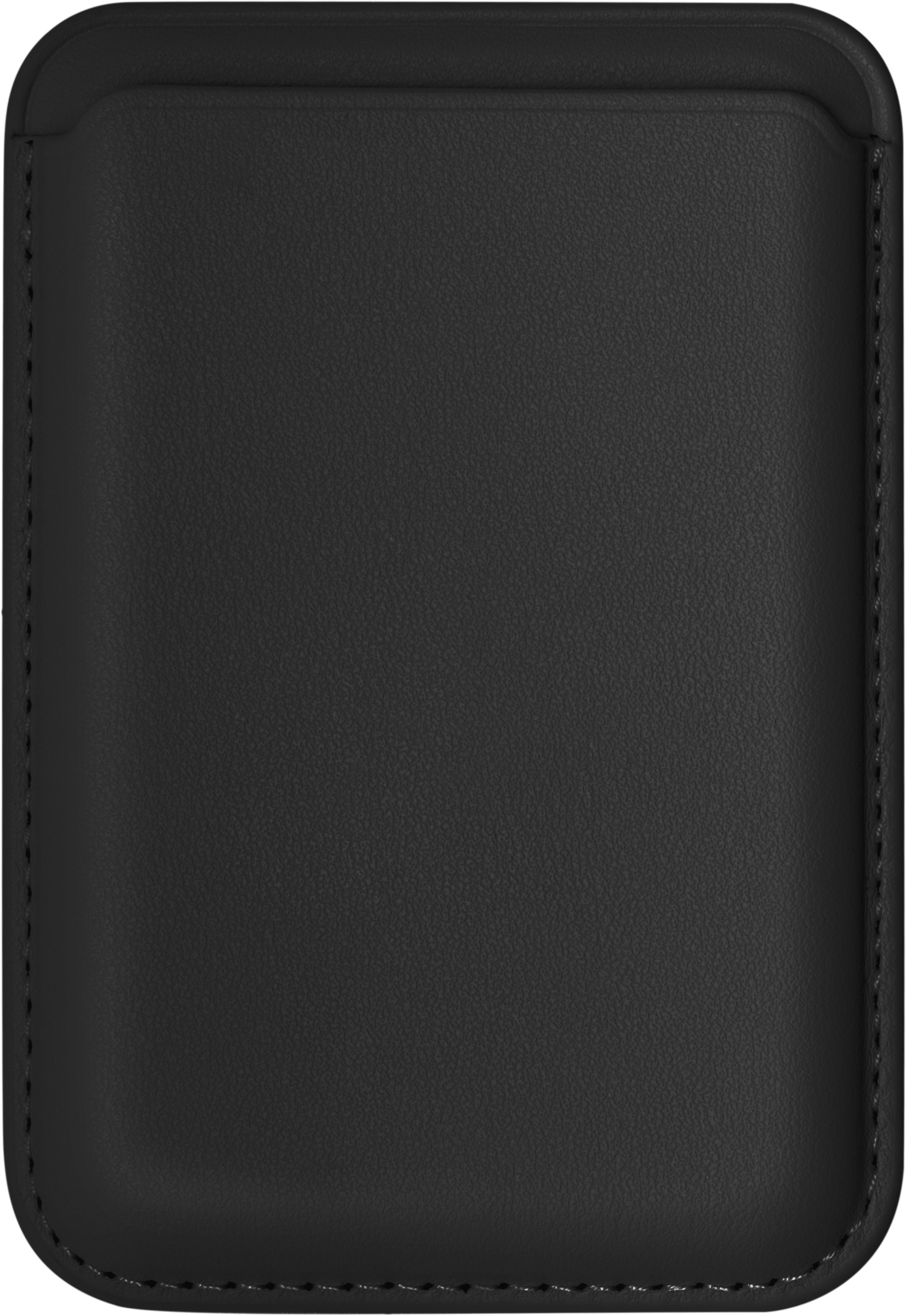 AlzaGuard PU Leather Card Wallet Compatible with Magsafe - černá