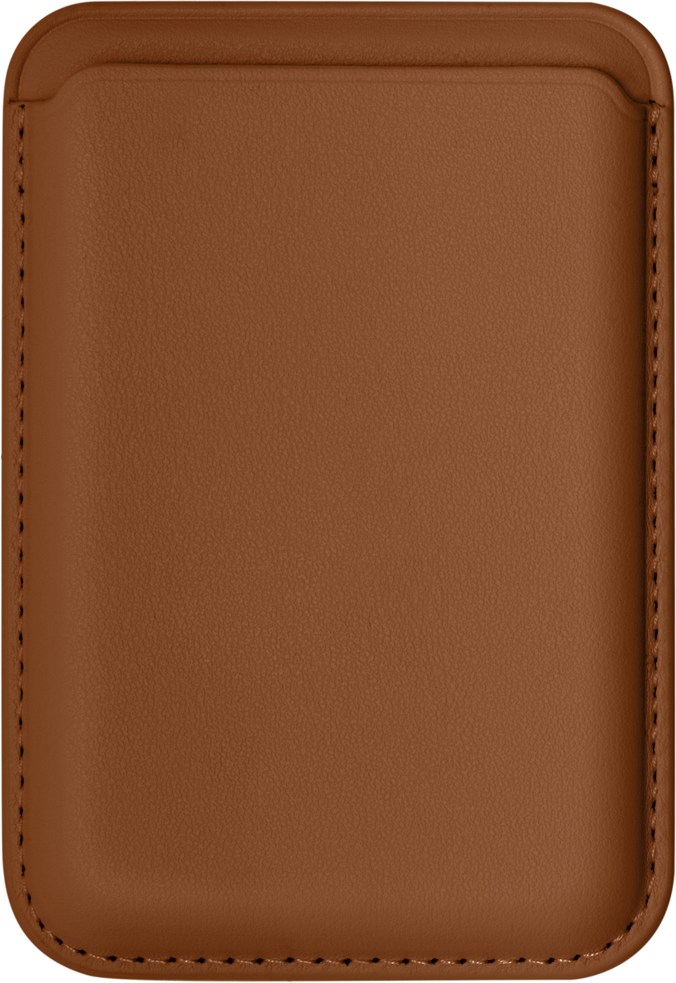 AlzaGuard PU Leather Card Wallet Compatible with Magsafe - koňaková hnědá