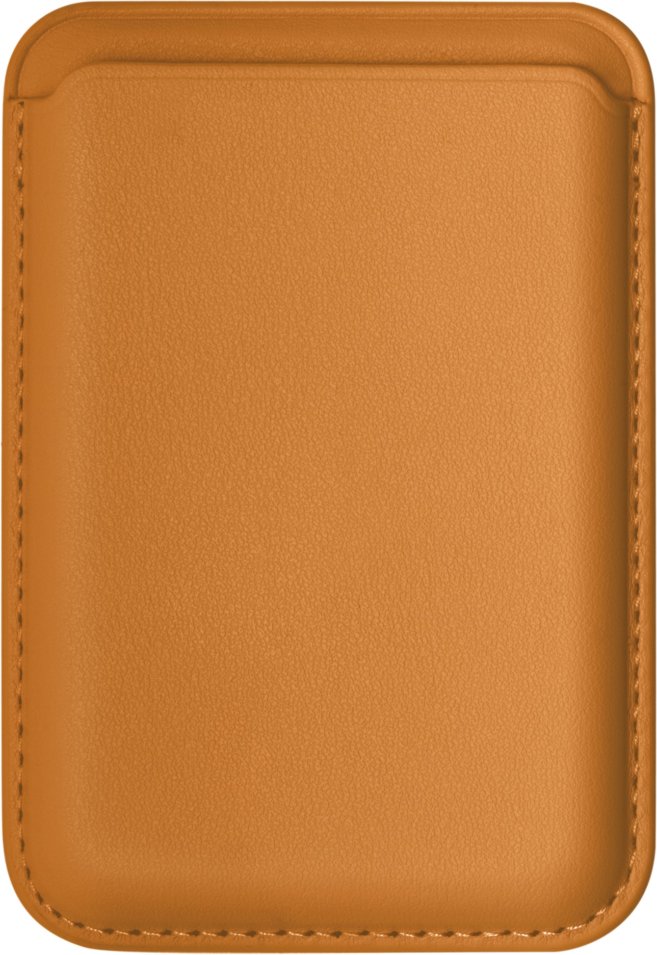 AlzaGuard PU Leather Card Wallet Compatible with Magsafe - hořčicově žlutá