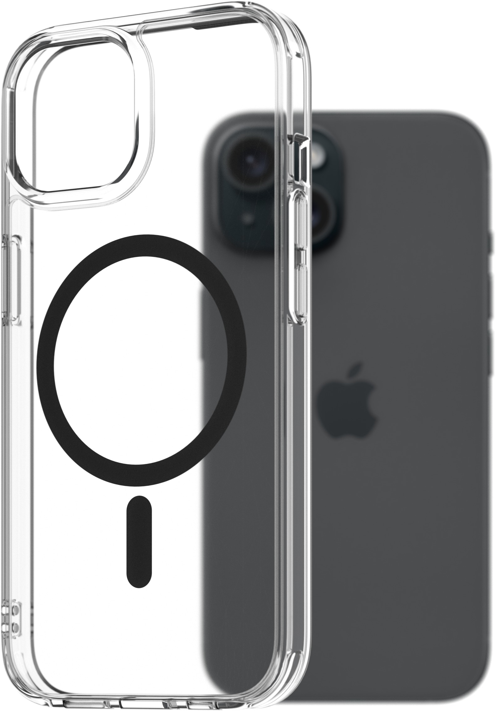 AlzaGuard Crystal Clear TPU Case Compatible with Magsafe pro iPhone 15 - černý