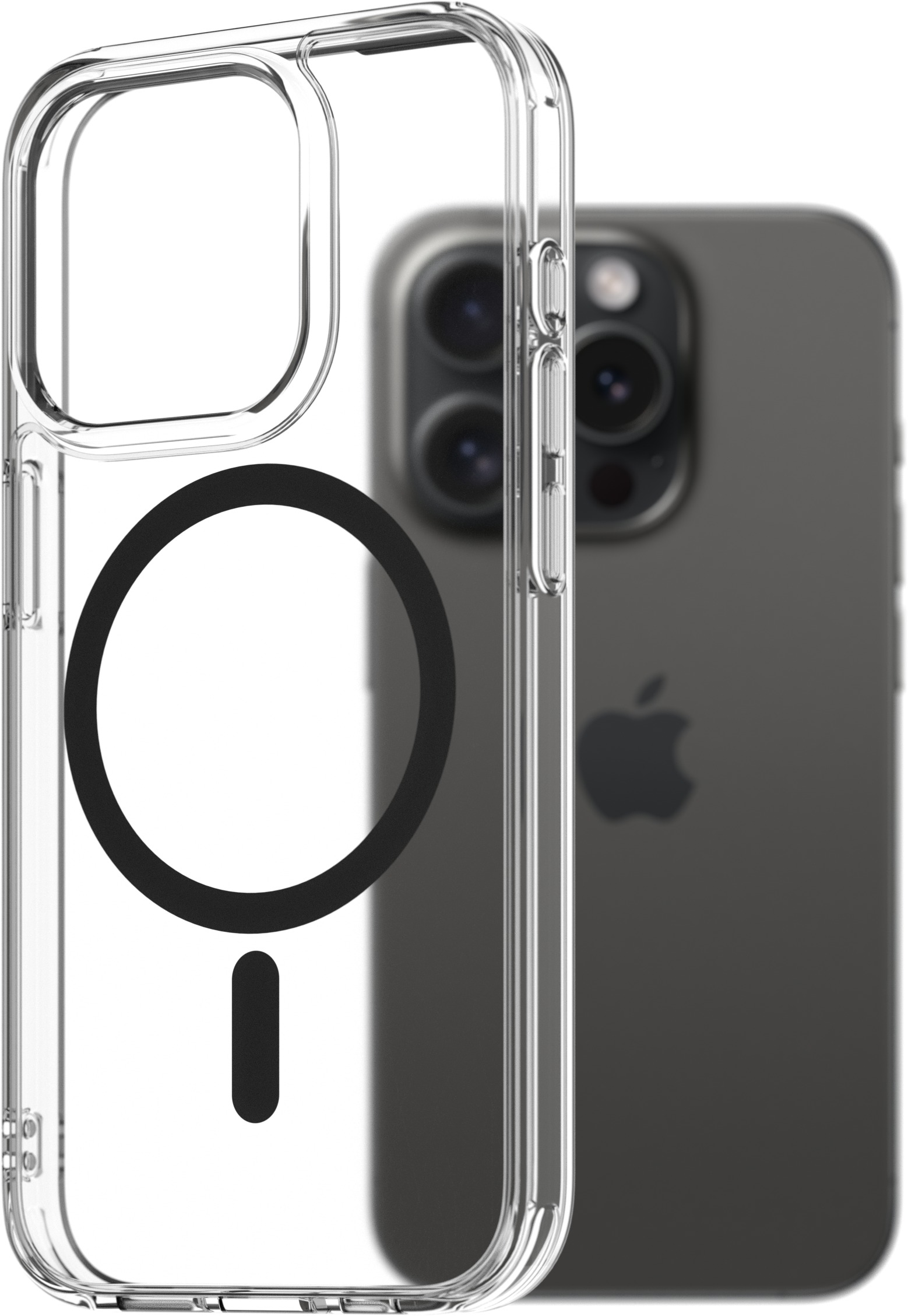 AlzaGuard Crystal Clear TPU Case Compatible with Magsafe pro iPhone 15 Pro - černý