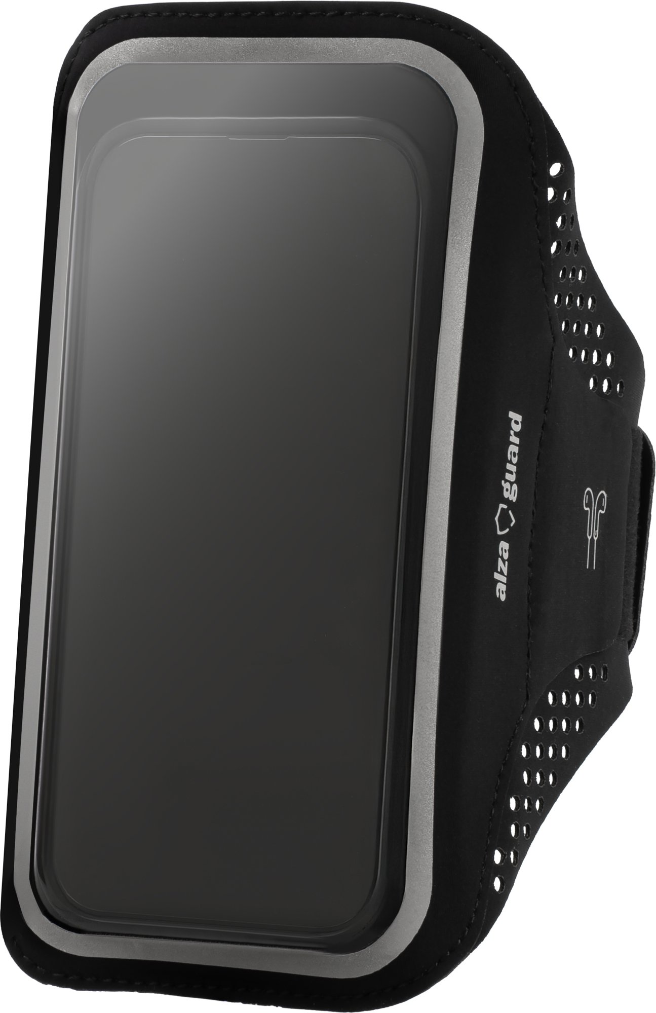 AlzaGuard Sport ArmBand 6,7" - černý