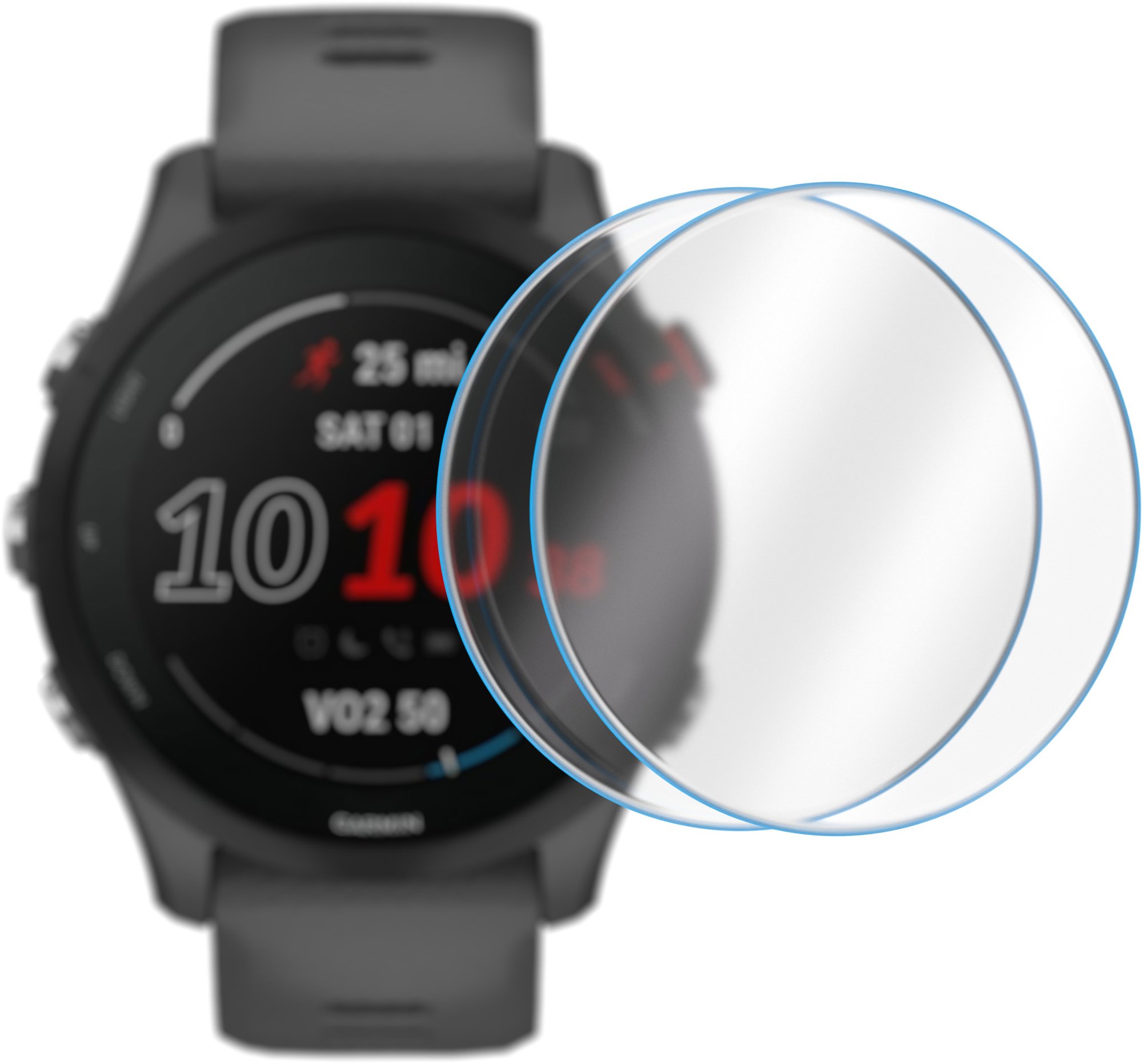 AlzaGuard 2.5D glass protector pro Garmin Forerunner 255 - 2ks