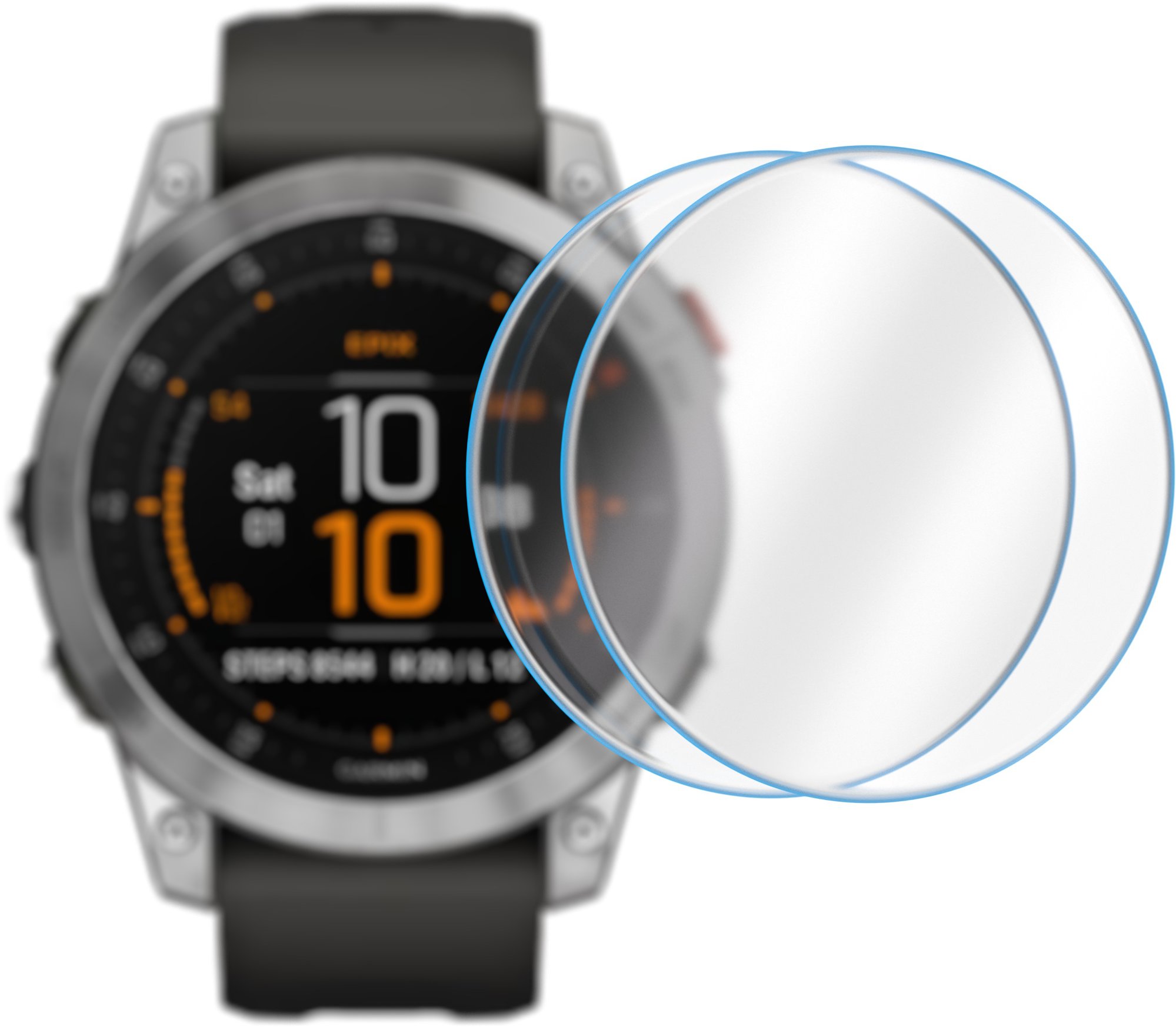 AlzaGuard 2.5D glass protector pro Garmin Fenix 7 / Epix gen. 2 - 2ks