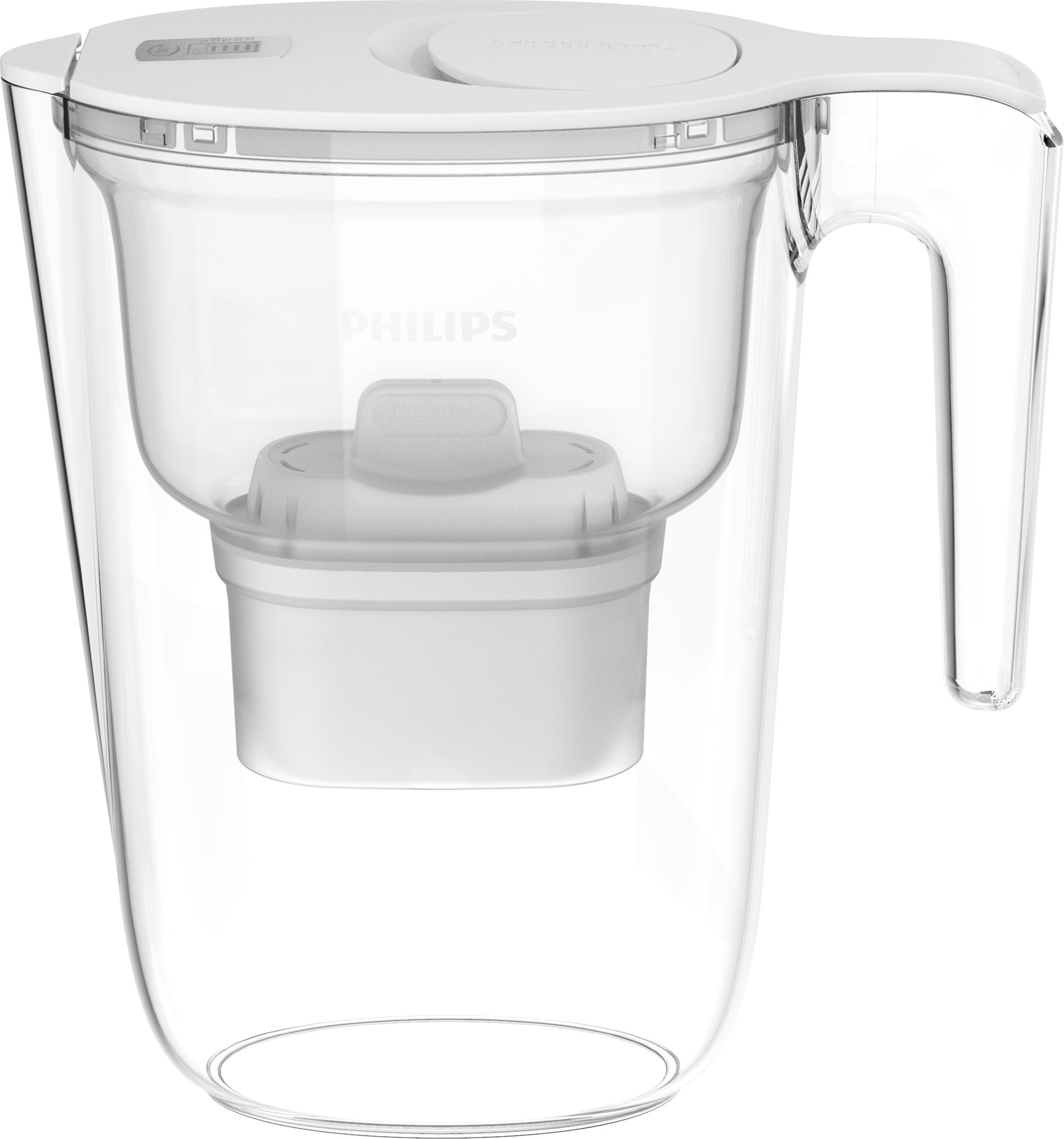Philips filtrační konvice AWP2943WHT, 2,6l, Micro X-Clean, s časovačem, bílá, 3x Micro X-Clean Softe