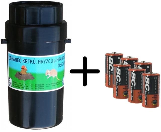 Format1 OdKH2 + baterie, Plašič krtků, hryzců, hrabošů s náhodně se měnícím zvukem