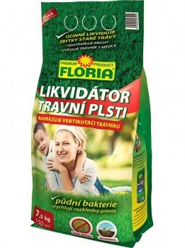 AGRO Trávníkové hnojivo - likvidátor travní plsti FLORIA, 7,5 kg
