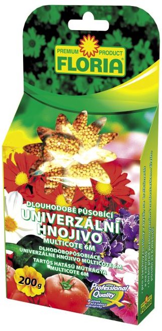 AGRO Hnojivo pro celou zahradu MULTICOTE FLORIA, 200 g