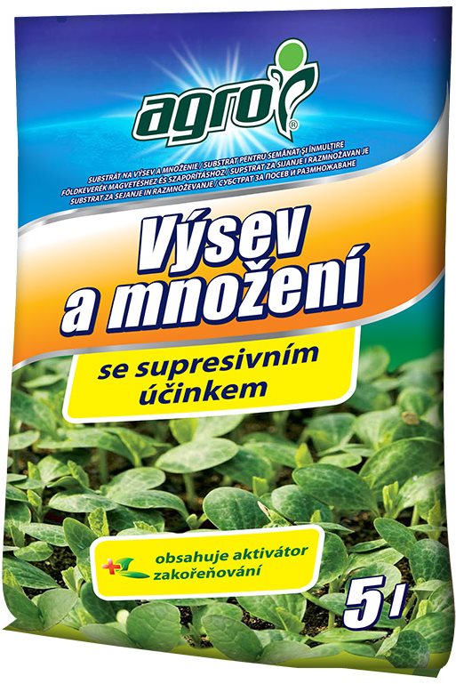 AGRO Substrát pro výsev a množení 5 l