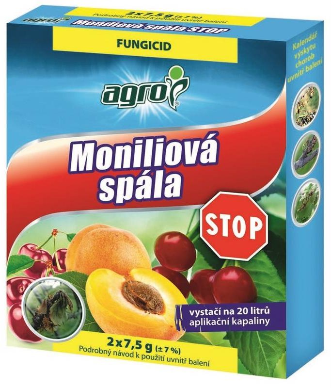 AGRO Fungicid, moniliová spála STOP 2 x 7.5 g