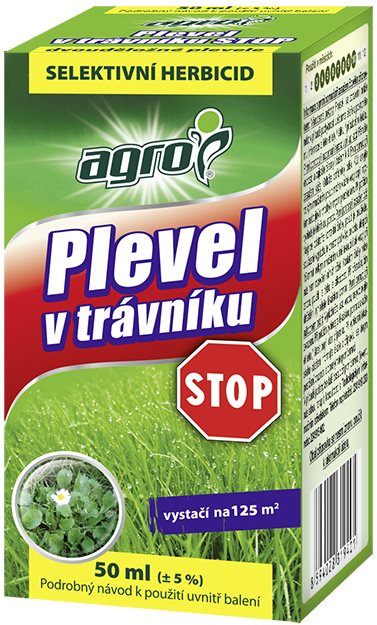 AGRO Herbicid, plevel v trávníku STOP, 50 ml
