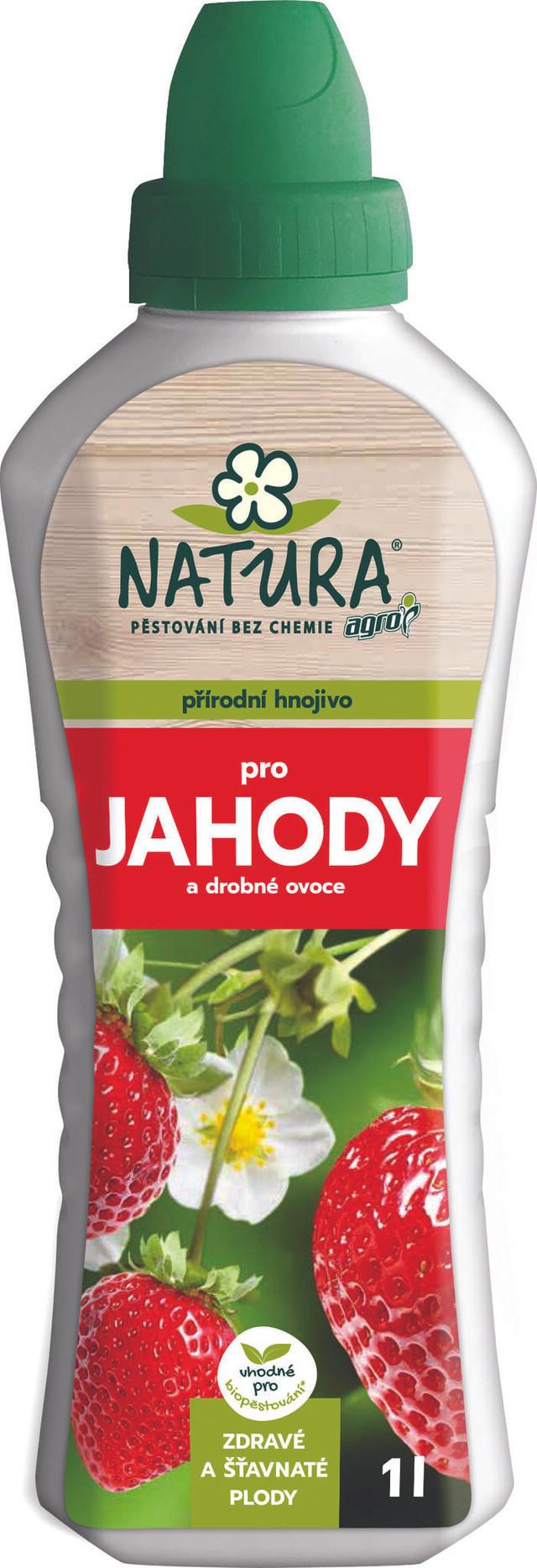 AGRO Hnojivo NATURA, pro jahody a drobné ovoce, 1 l