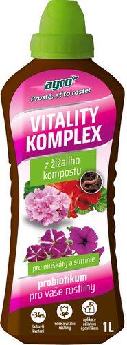 AGRO Hnojivo Vitality Komplex muškát a surfinie probiotikum pro vaše rostliny, 1 l