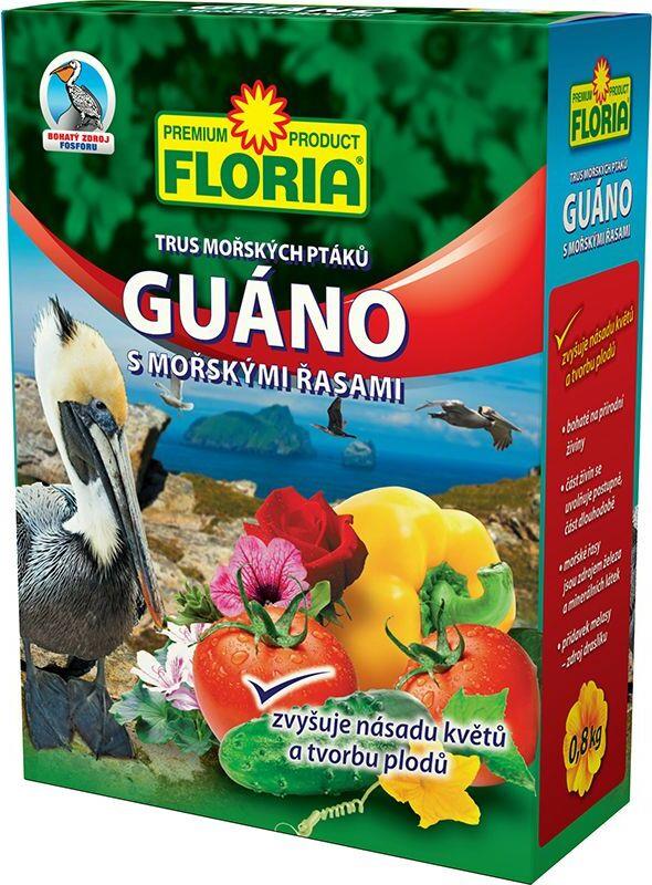AGRO Hnojivo FLORIA Guáno s mořskými řasami, 0,8 kg