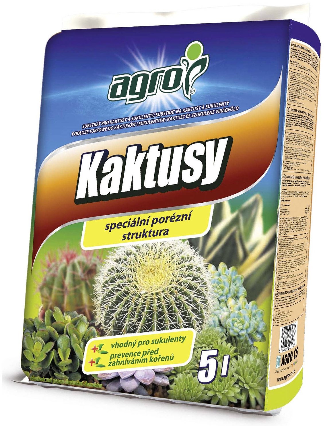 AGRO Substrát pro kaktusy 5l