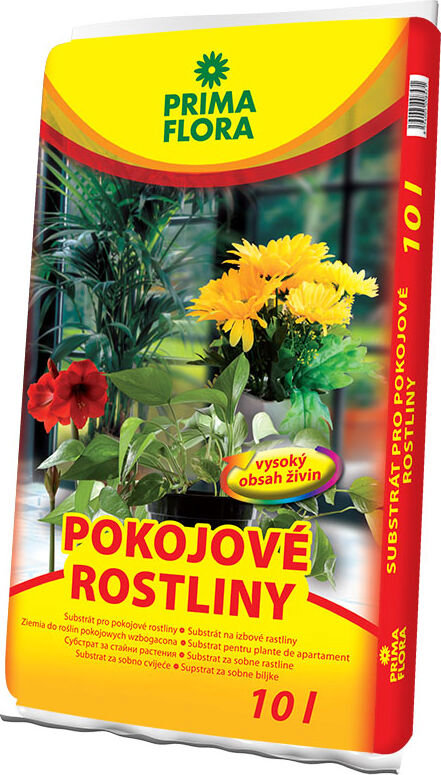 AGRO Substrát pro pokojové rostliny PRIMAFLORA 10 l