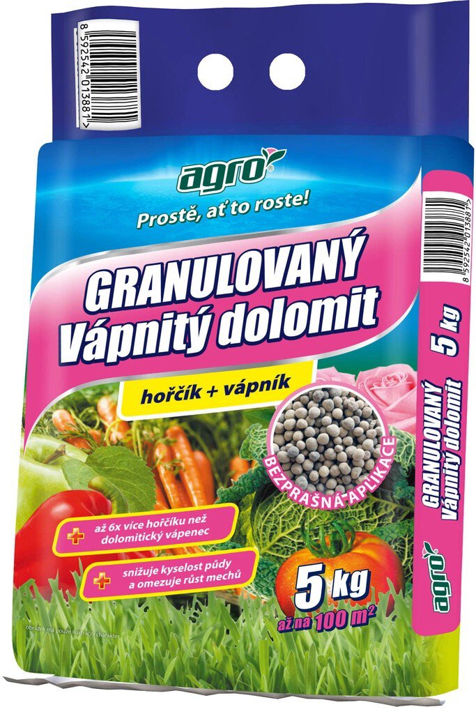 AGRO Vápnitý dolomit gr.pyt. 5 kg