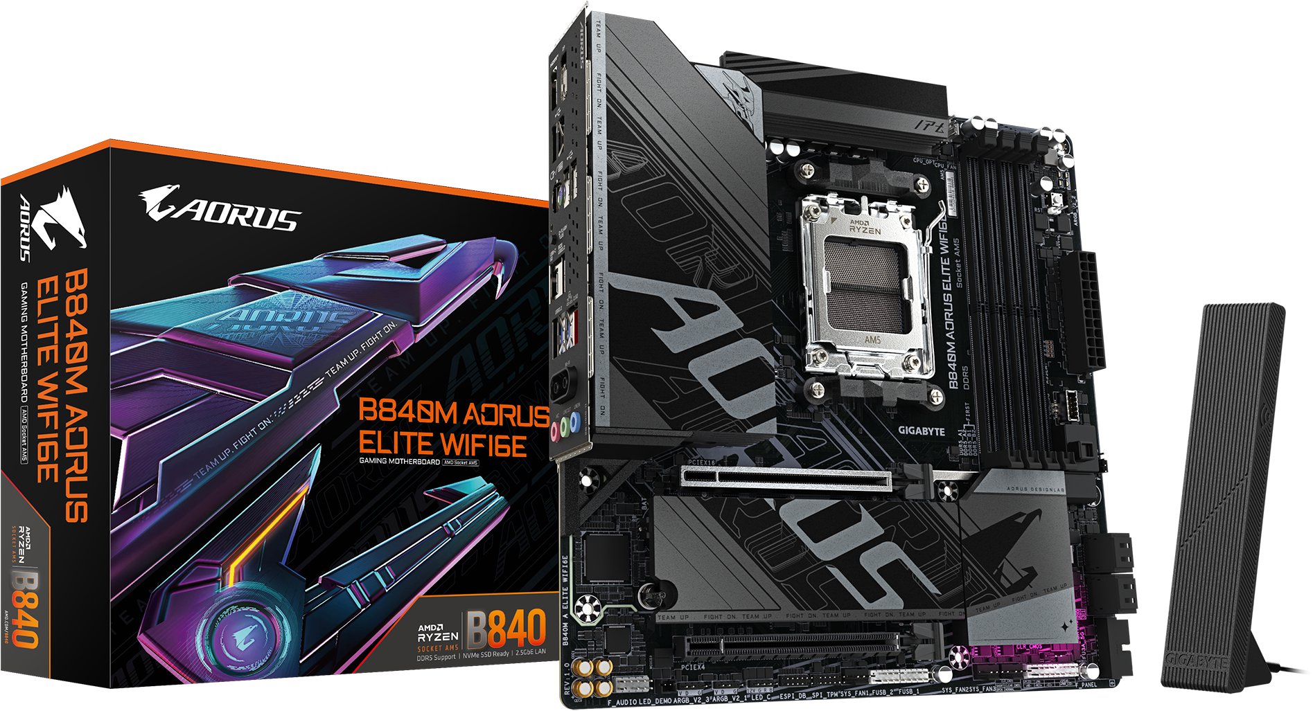 GIGABYTE B840M AORUS ELITE WIFI6E