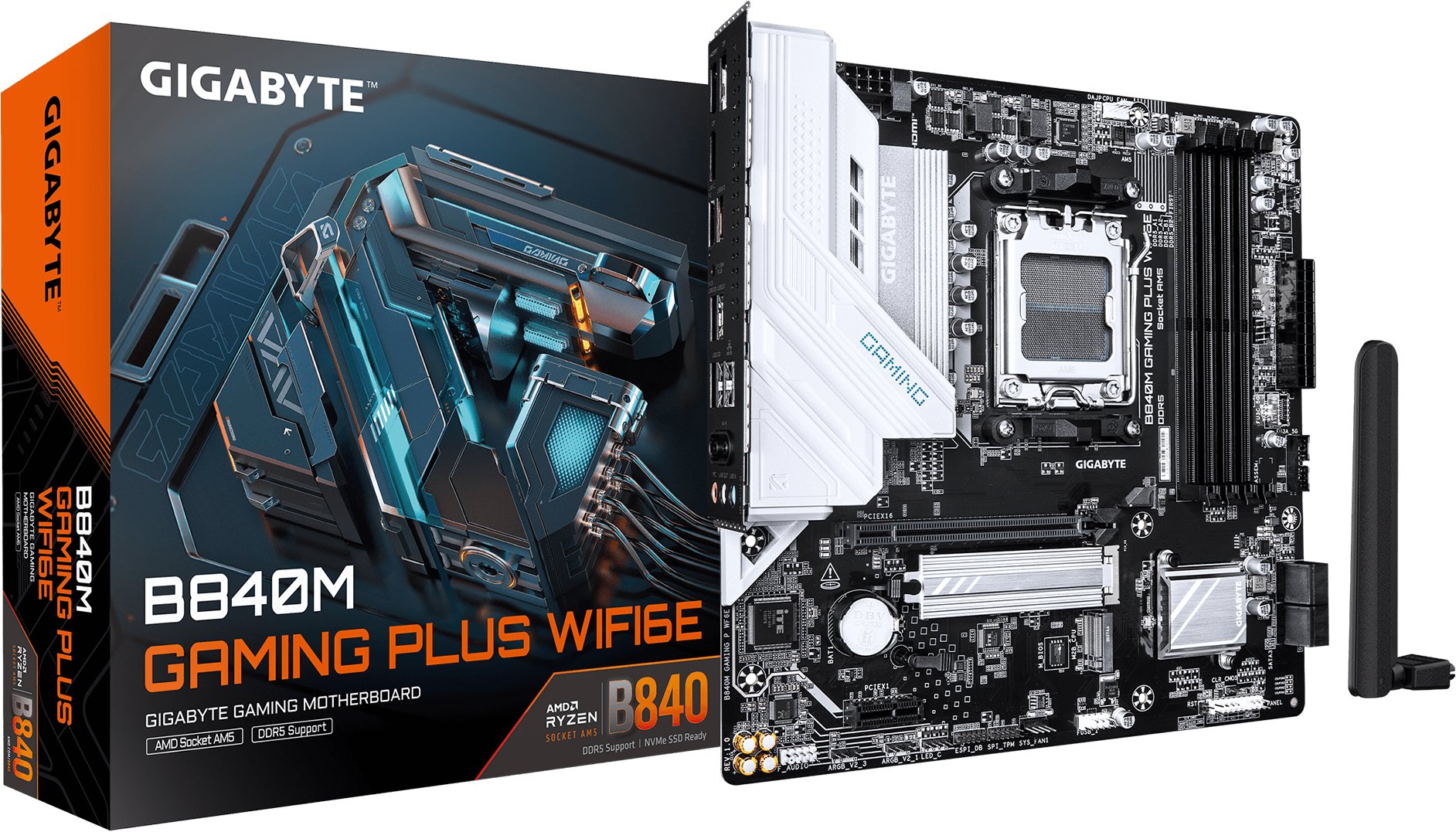 GIGABYTE B840M GAMING PLUS WIFI6E