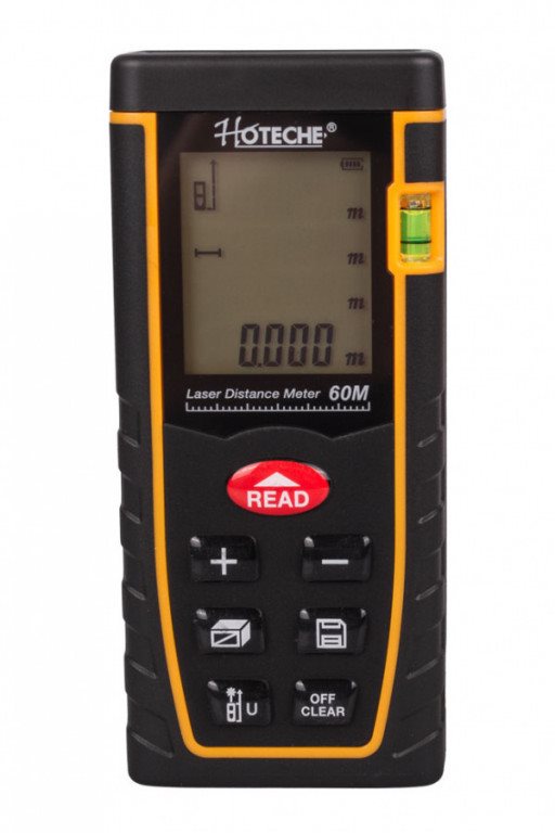 HOTECHE Laserový dálkoměr 60m HT284902 (2 X AAA)