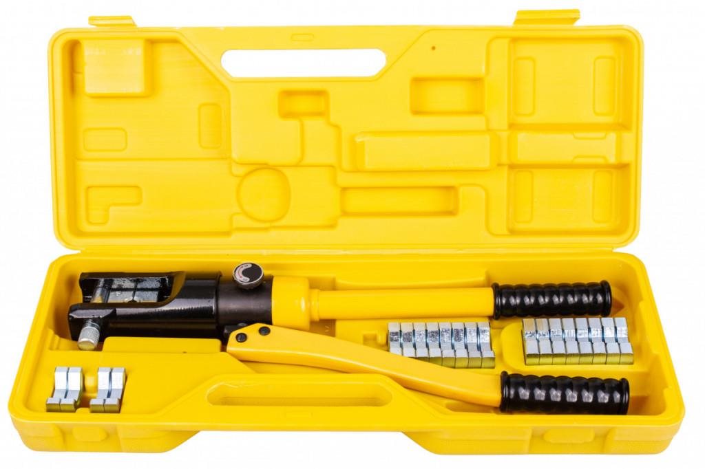 Hydraulické lisovací kleště AHPROFI AHK300 pro elektroinstalace.