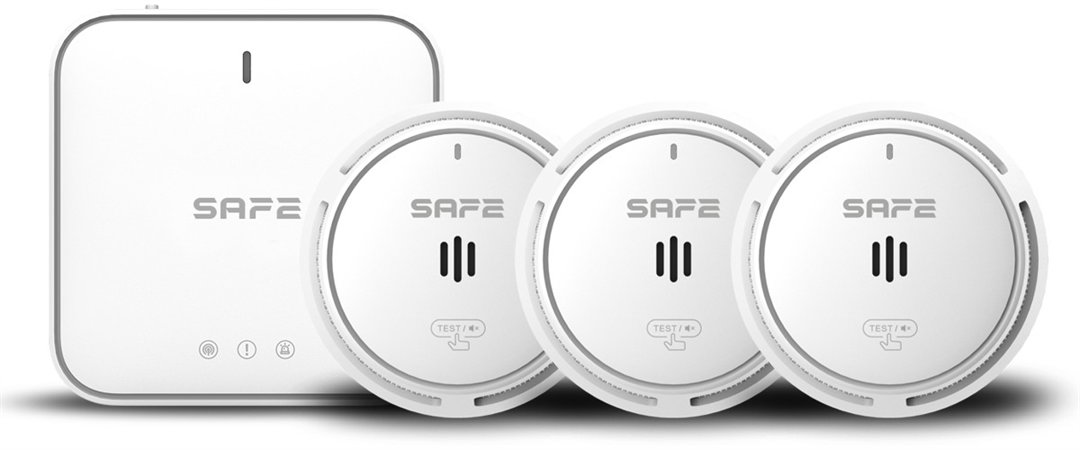 SAFE SET FIRE BASIC PLUS - 1x SAFE50HUB-WRF, 3x SAFE10Y30-RF