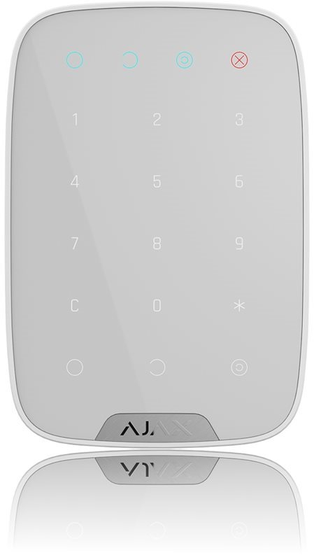 Ajax Keypad White - moderní bezdrátové dálkové ovládání