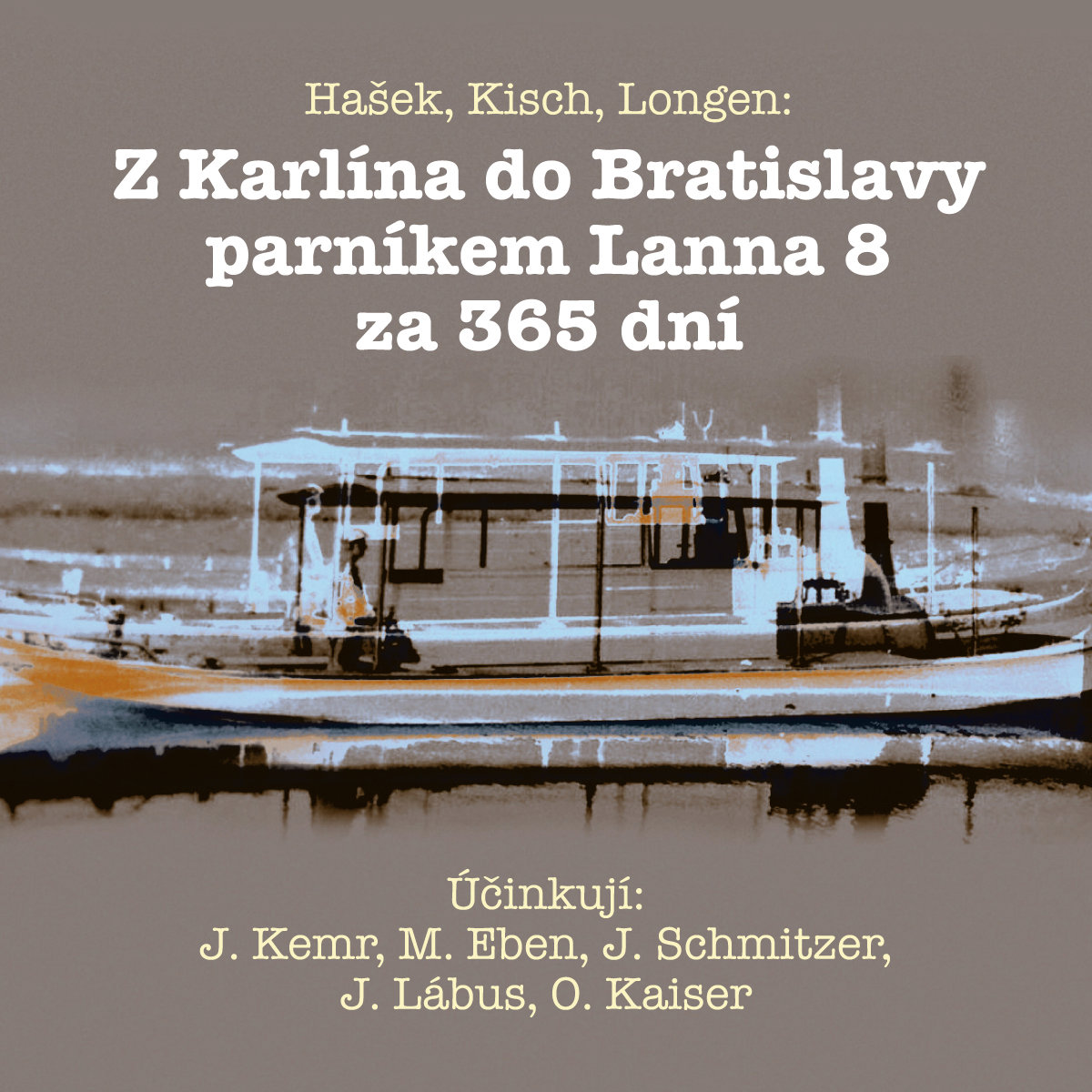 Hašek, Kisch, Longen: Z Karlína do Bratislavy parníkem Lanna 8 za 365 dní