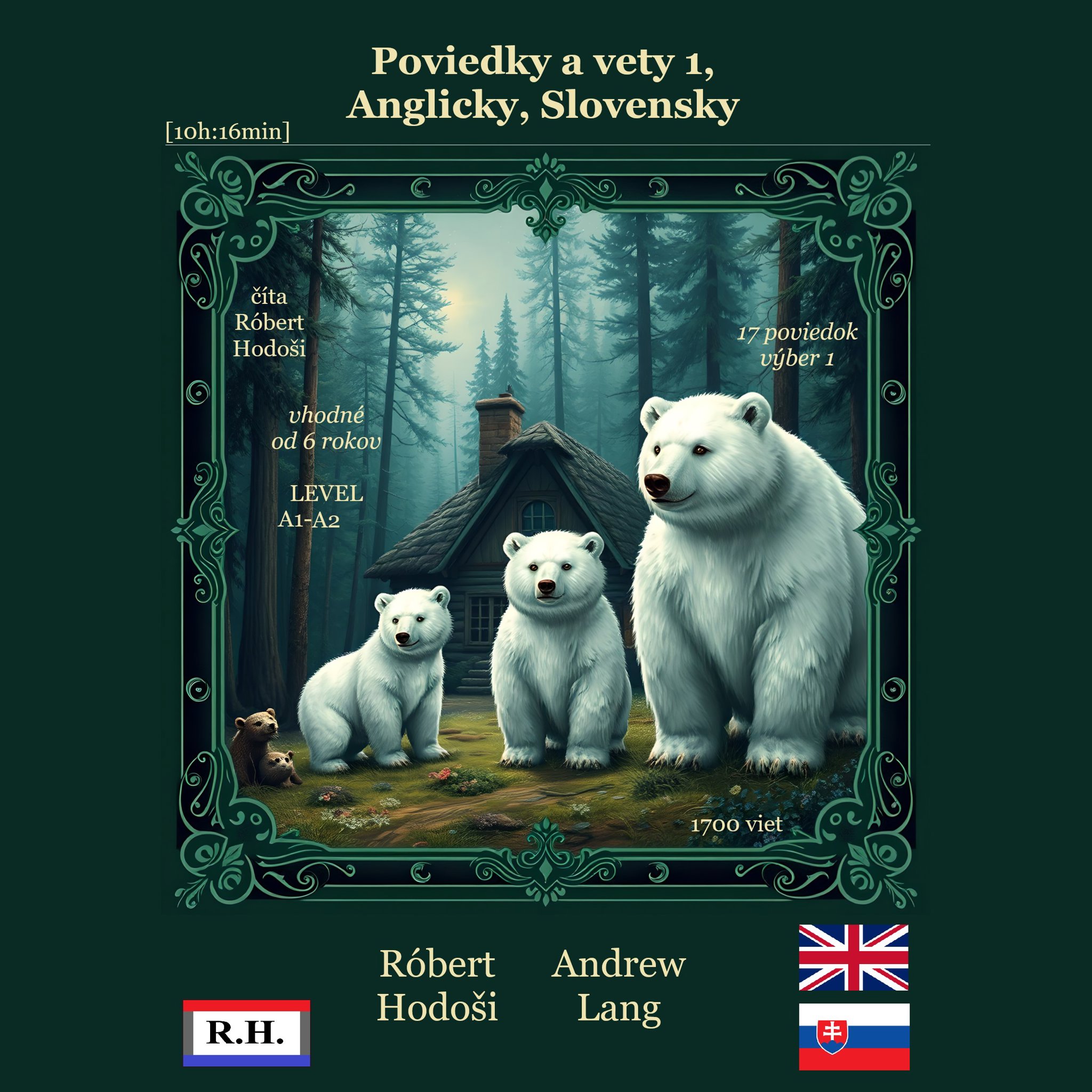 Poviedky a vety 1, Anglicky, Slovensky