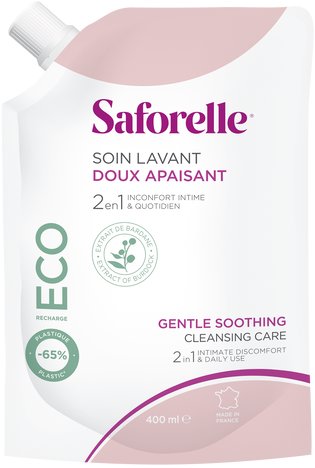 SAFORELLE Gentle Soothing Cleansing Care Eco pack 400 ml