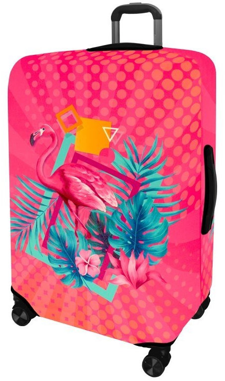 Kufryplus Obal na kufr Z371 Flamingo růžový M